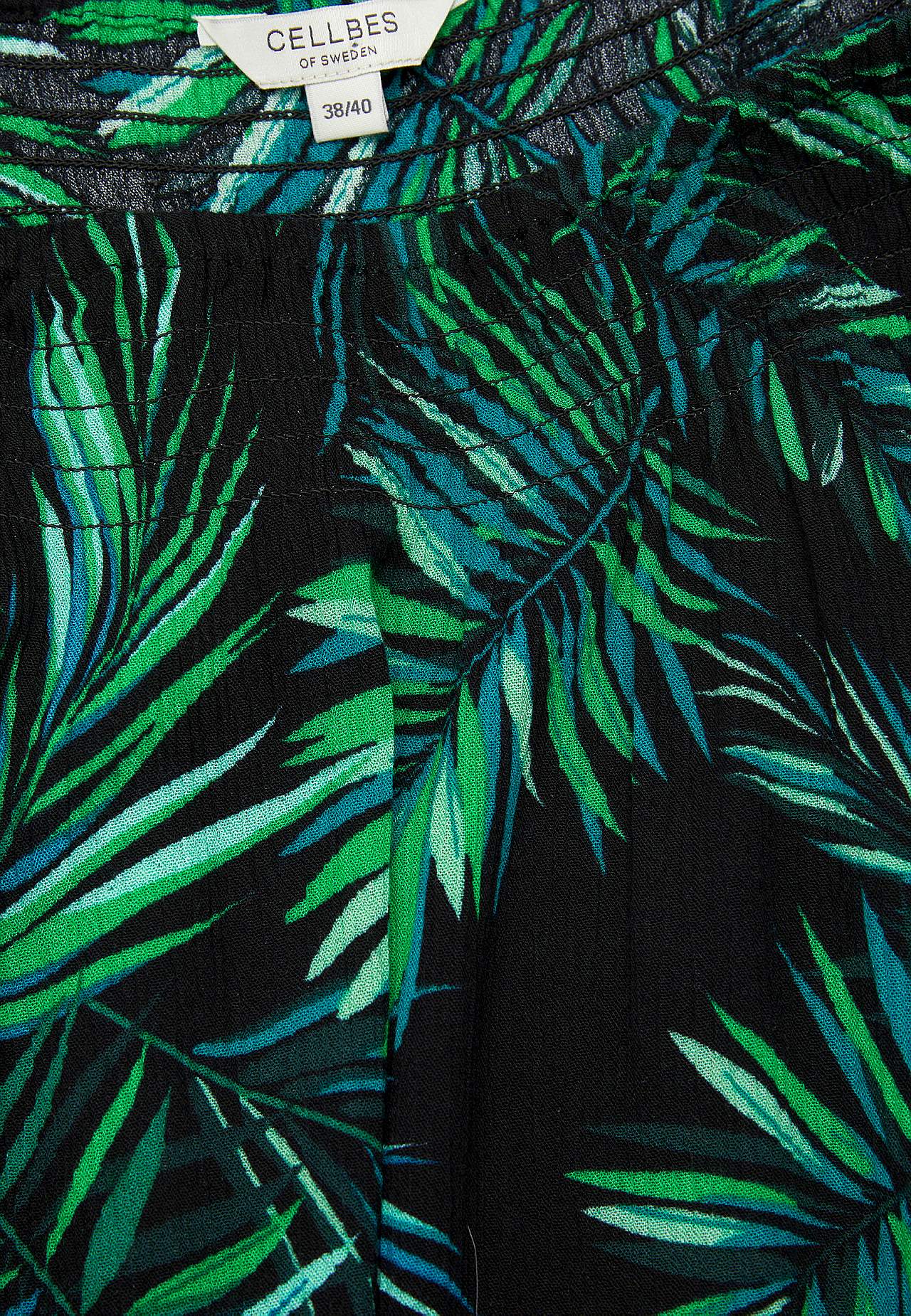 Tuniek van viscose-crêpe