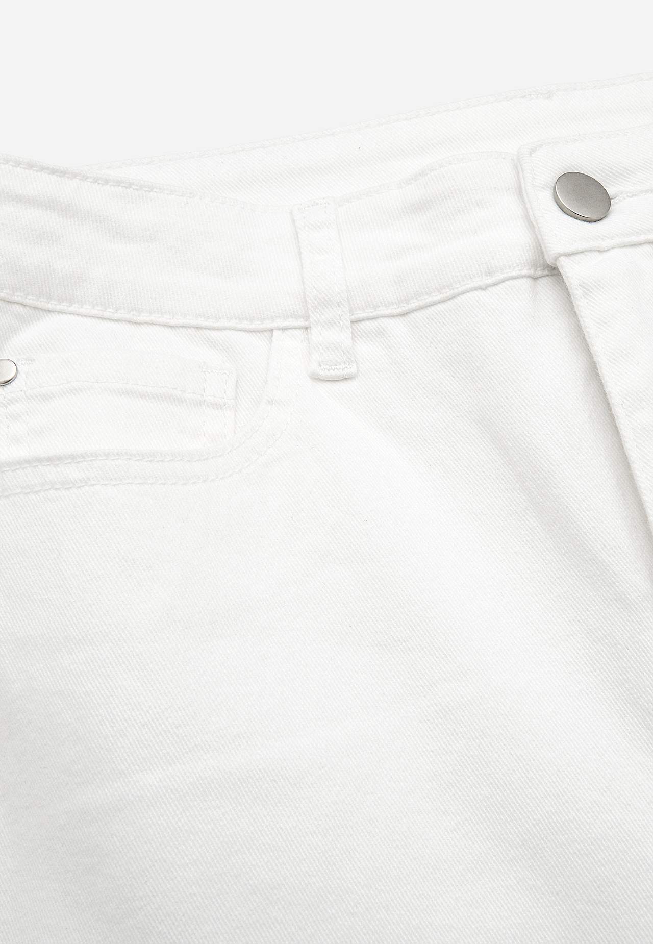 Cropped jeans met vijf zakken ontwerp