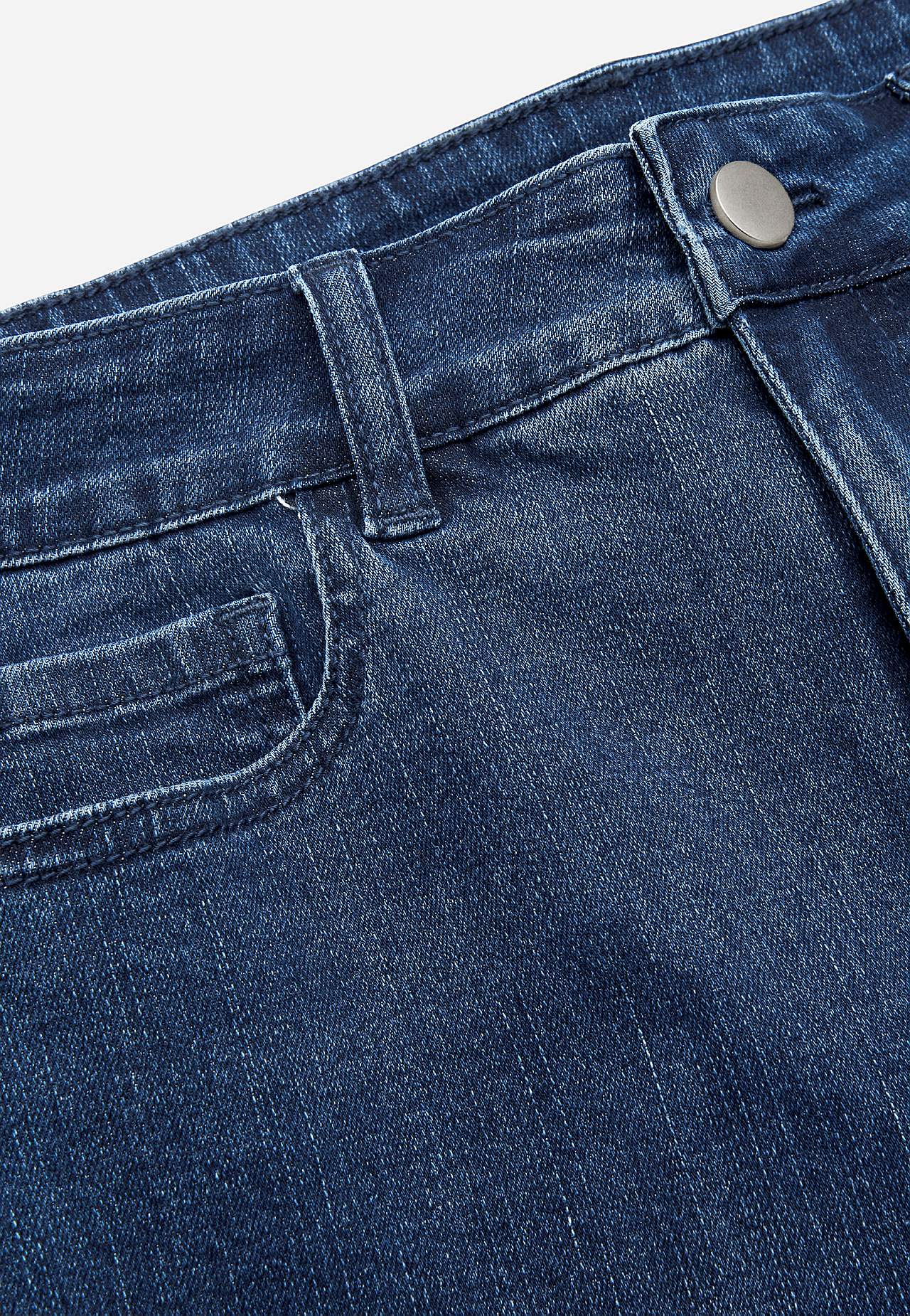 Cropped jeans met vijf zakken ontwerp
