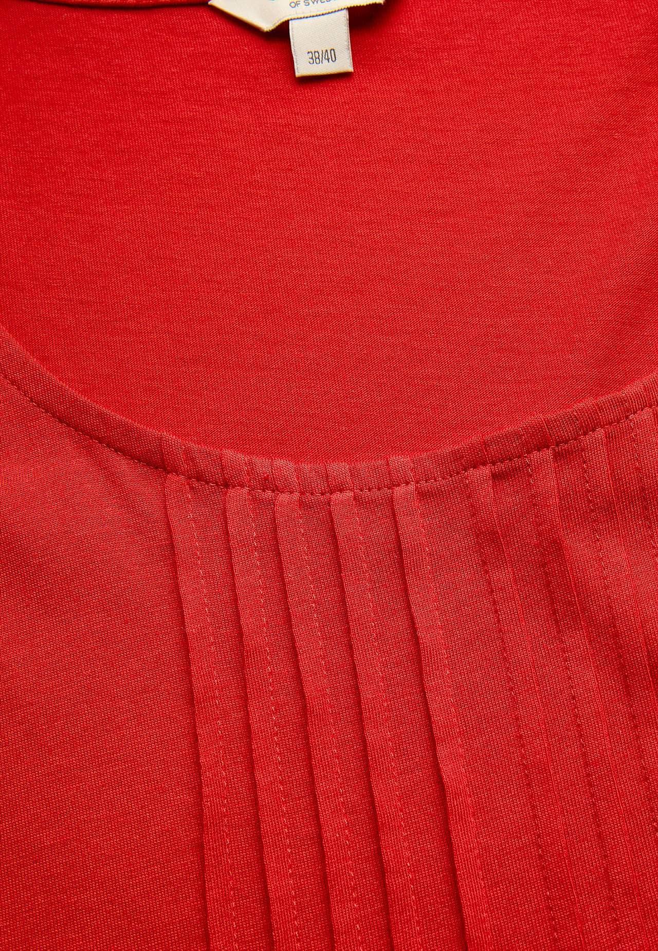 Tanktop met decoratieve plooien