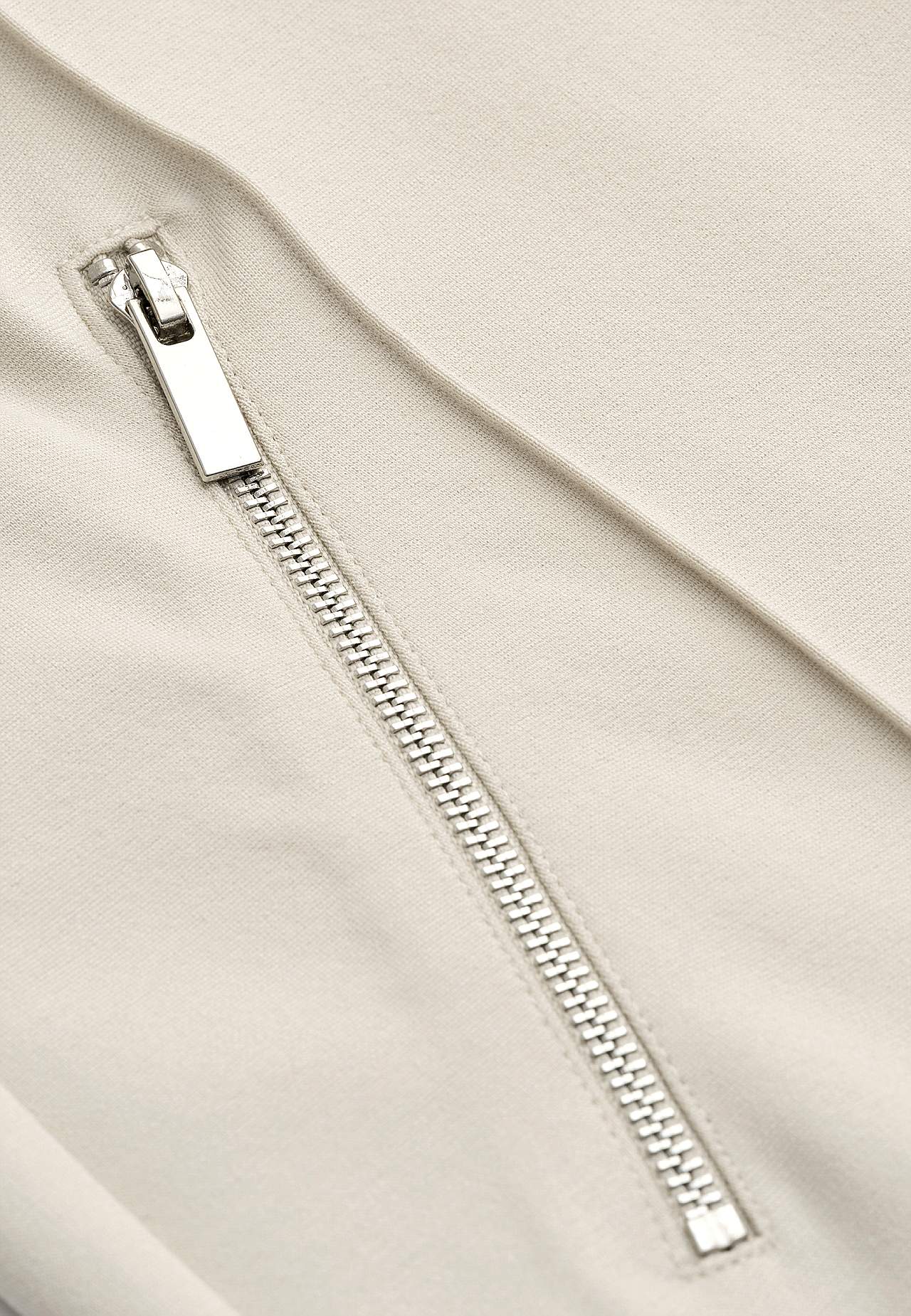 Jersey broek met gestikte vouwen