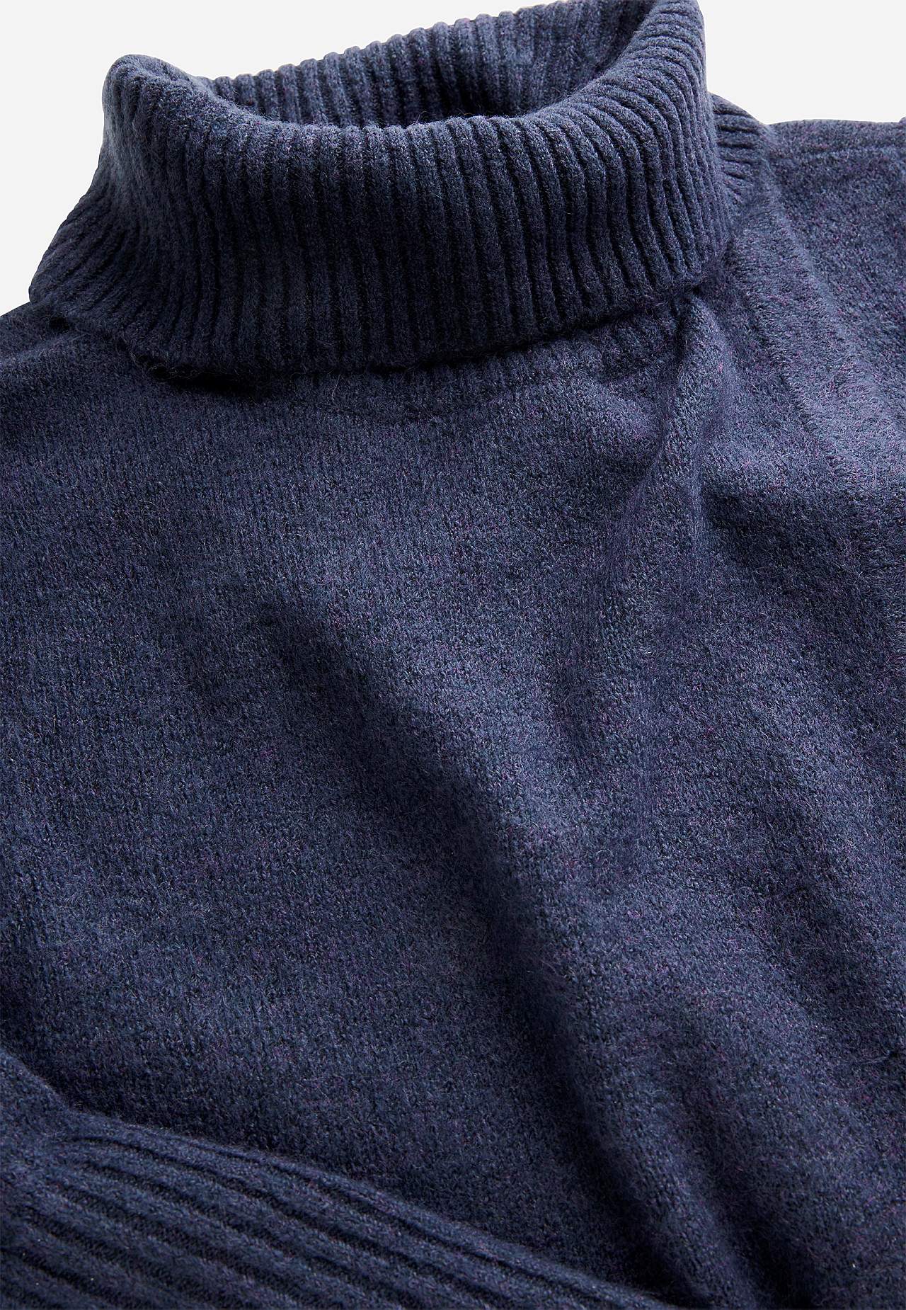 Gebreid polo shirt met wikkel-detail aan de voorkant