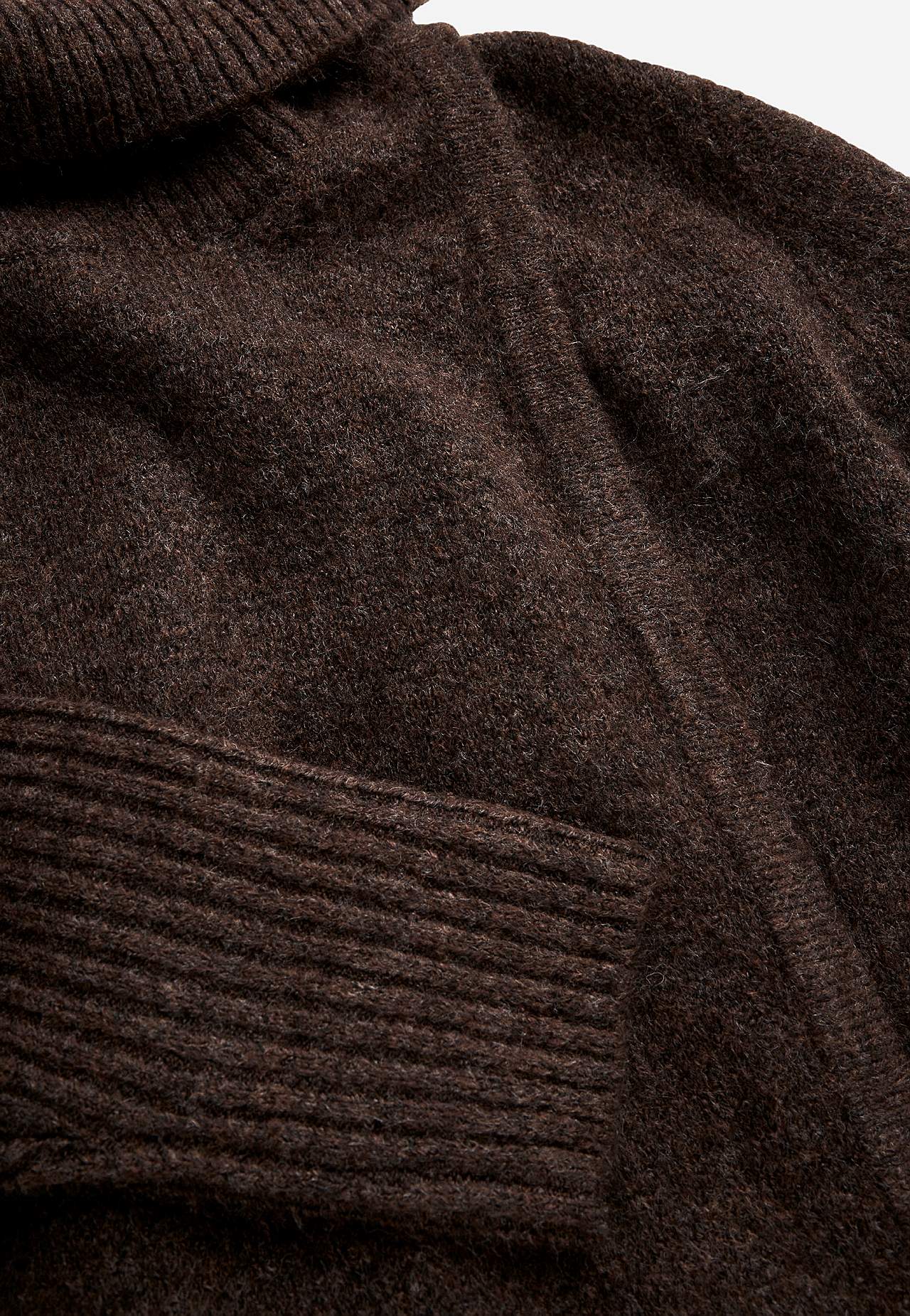 Gebreid polo shirt met wikkel-detail aan de voorkant