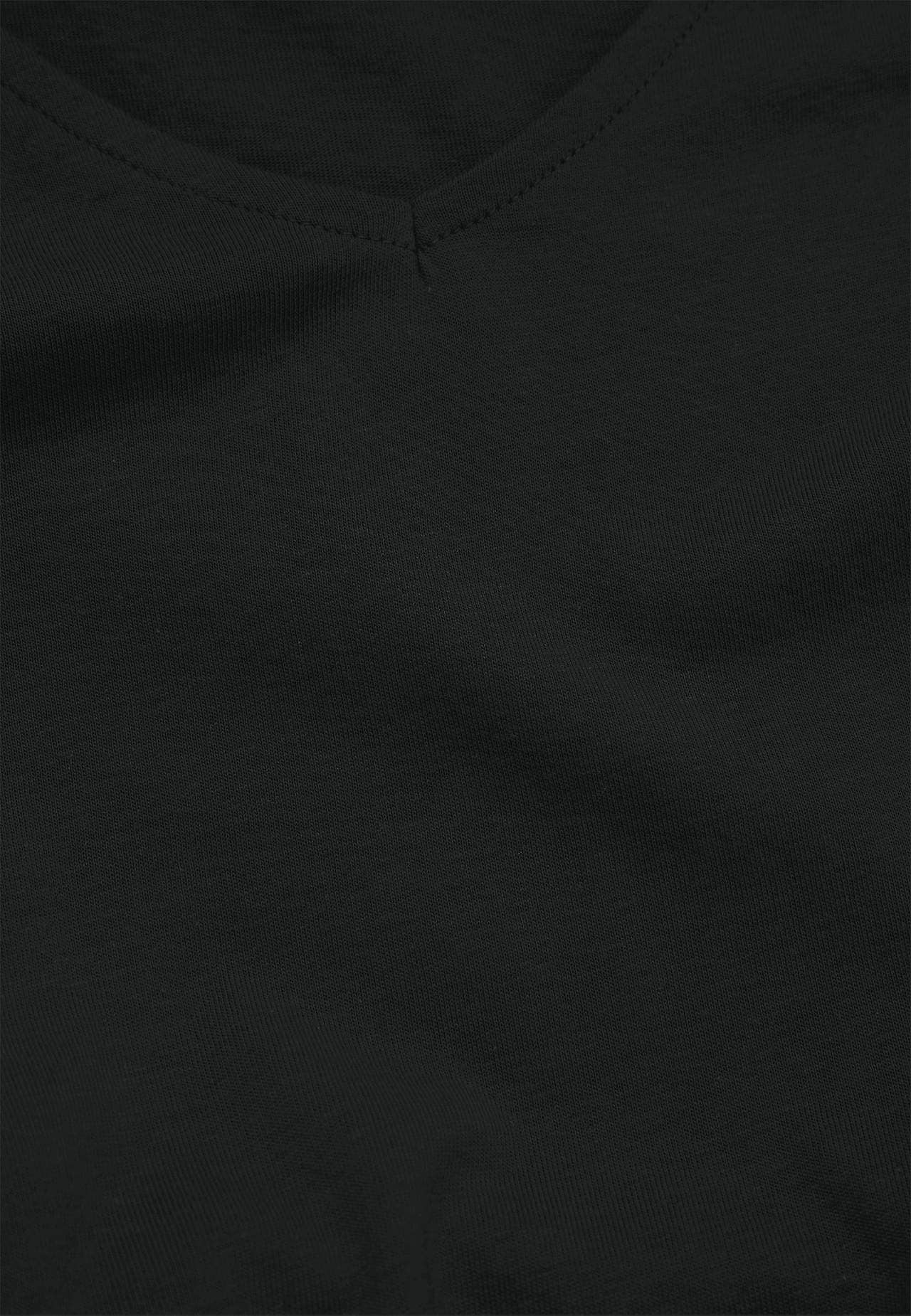 Jersey tuniek met zakken en een v-hals