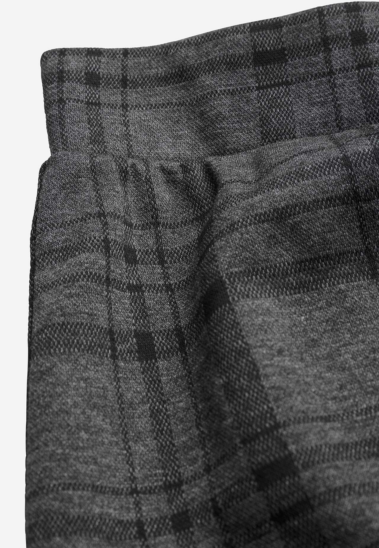 Geruite jersey rok