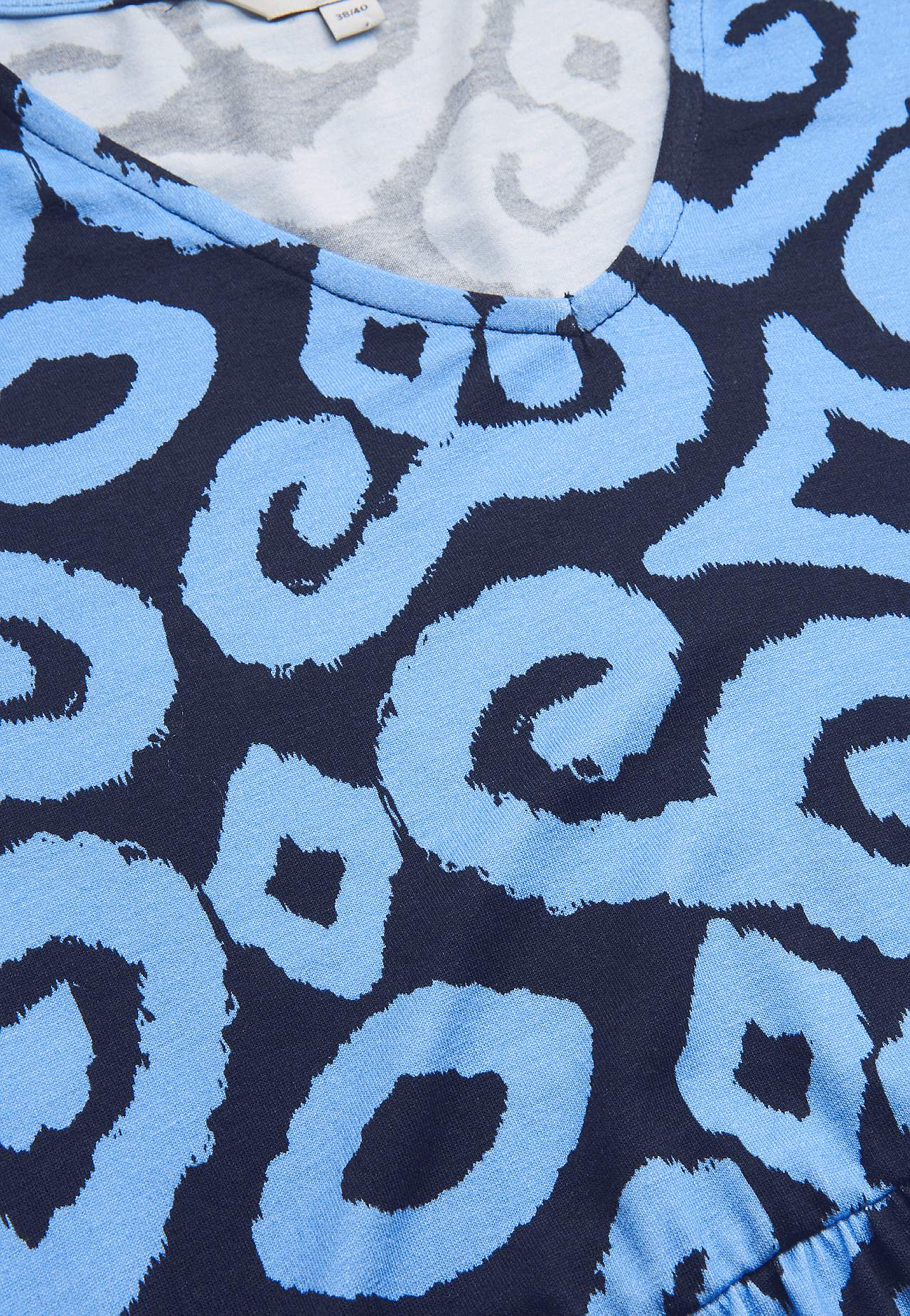 Met patroon jerseyjurk