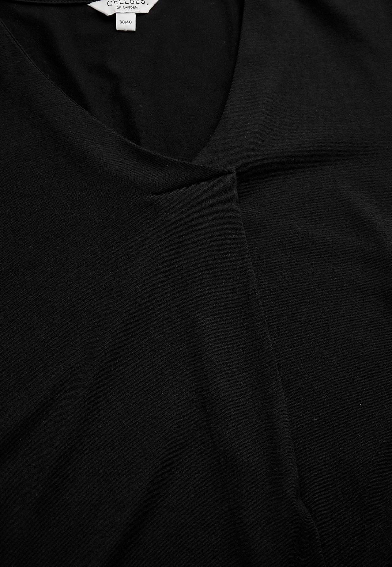 Jersey tuniek met een v-hals