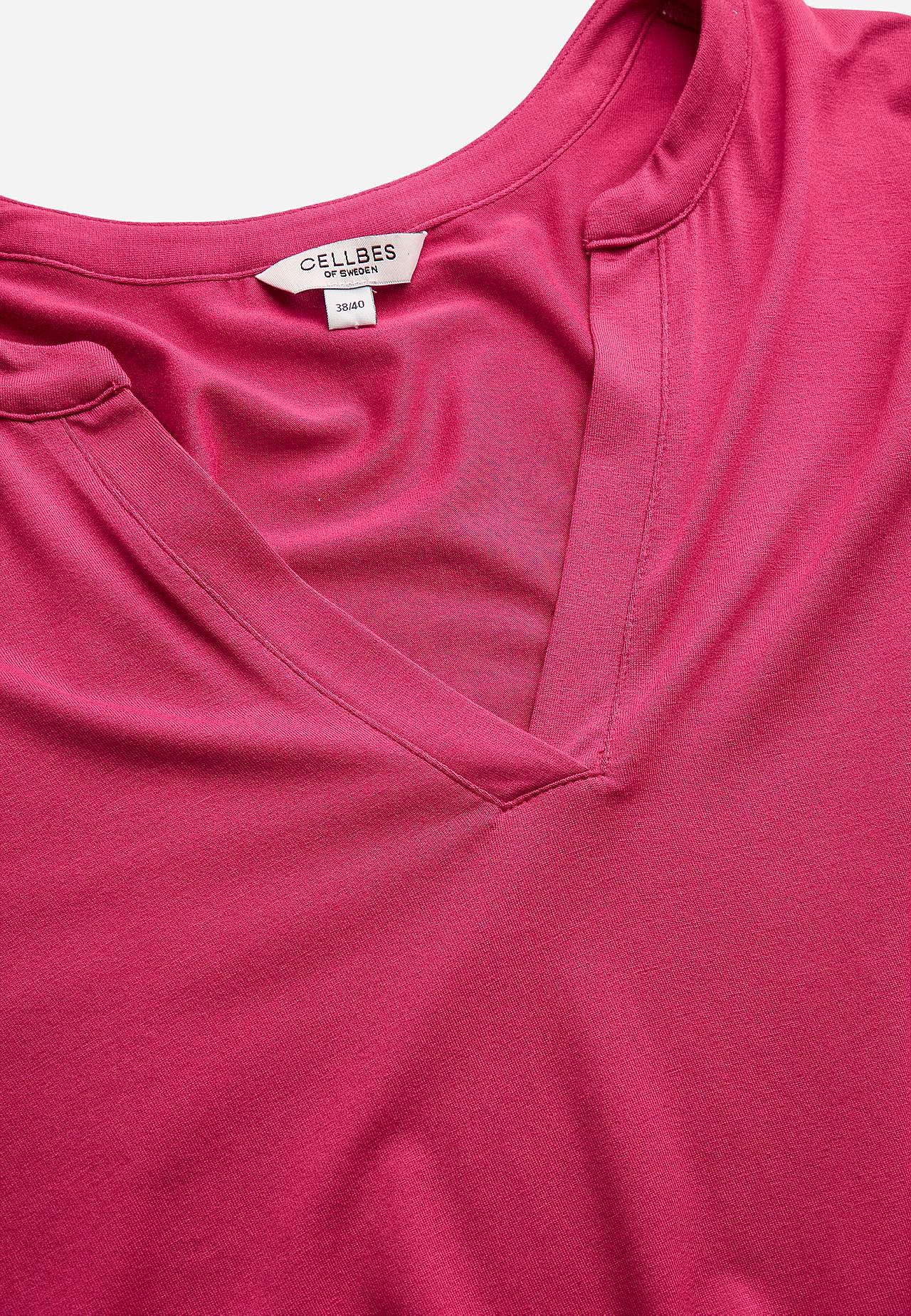 Jersey tuniek met een v-hals