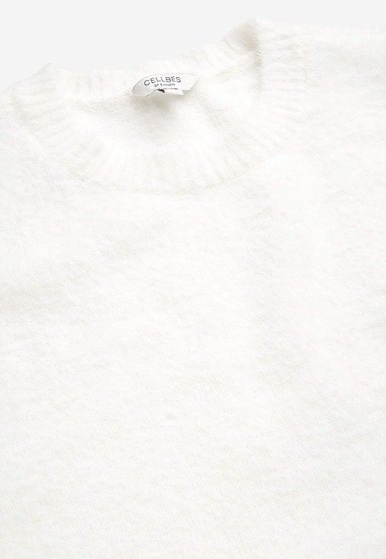 Gebreide sweater met korte mouwen
