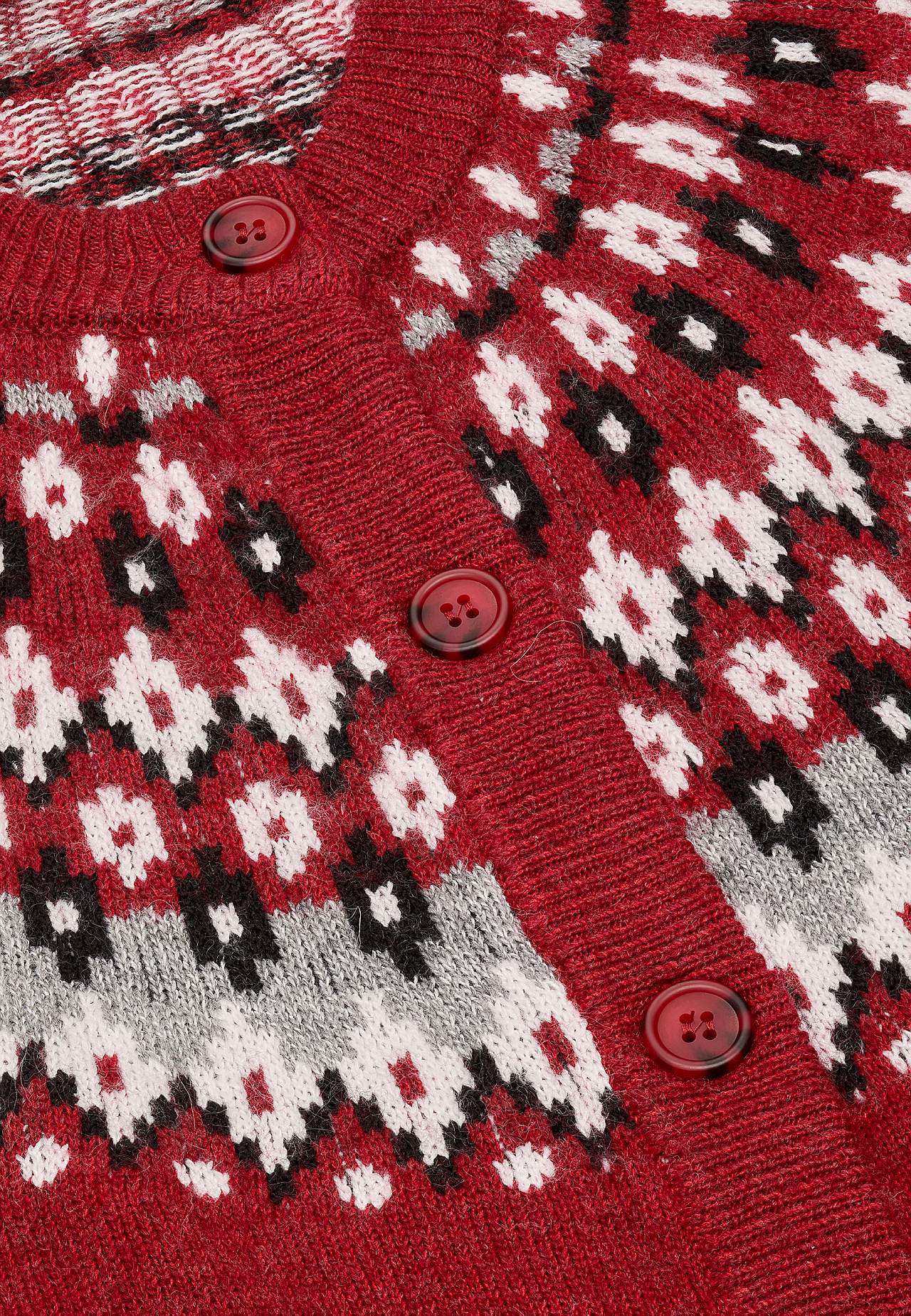 Cardigan met een jacquard patroon