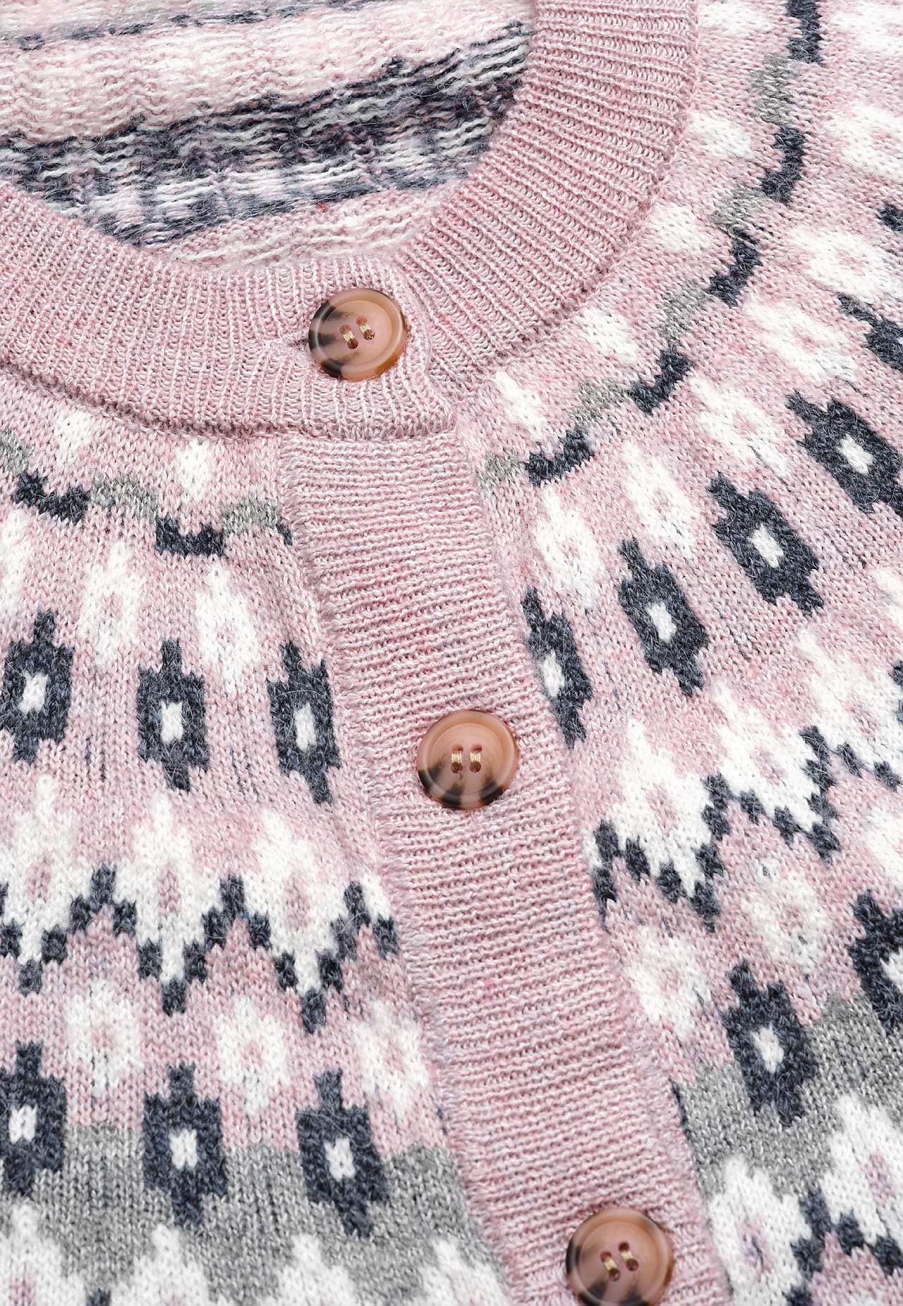 Cardigan met een jacquard patroon