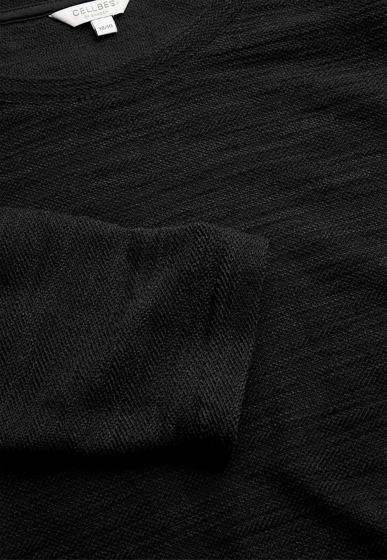 Jersey tuniek met structuur