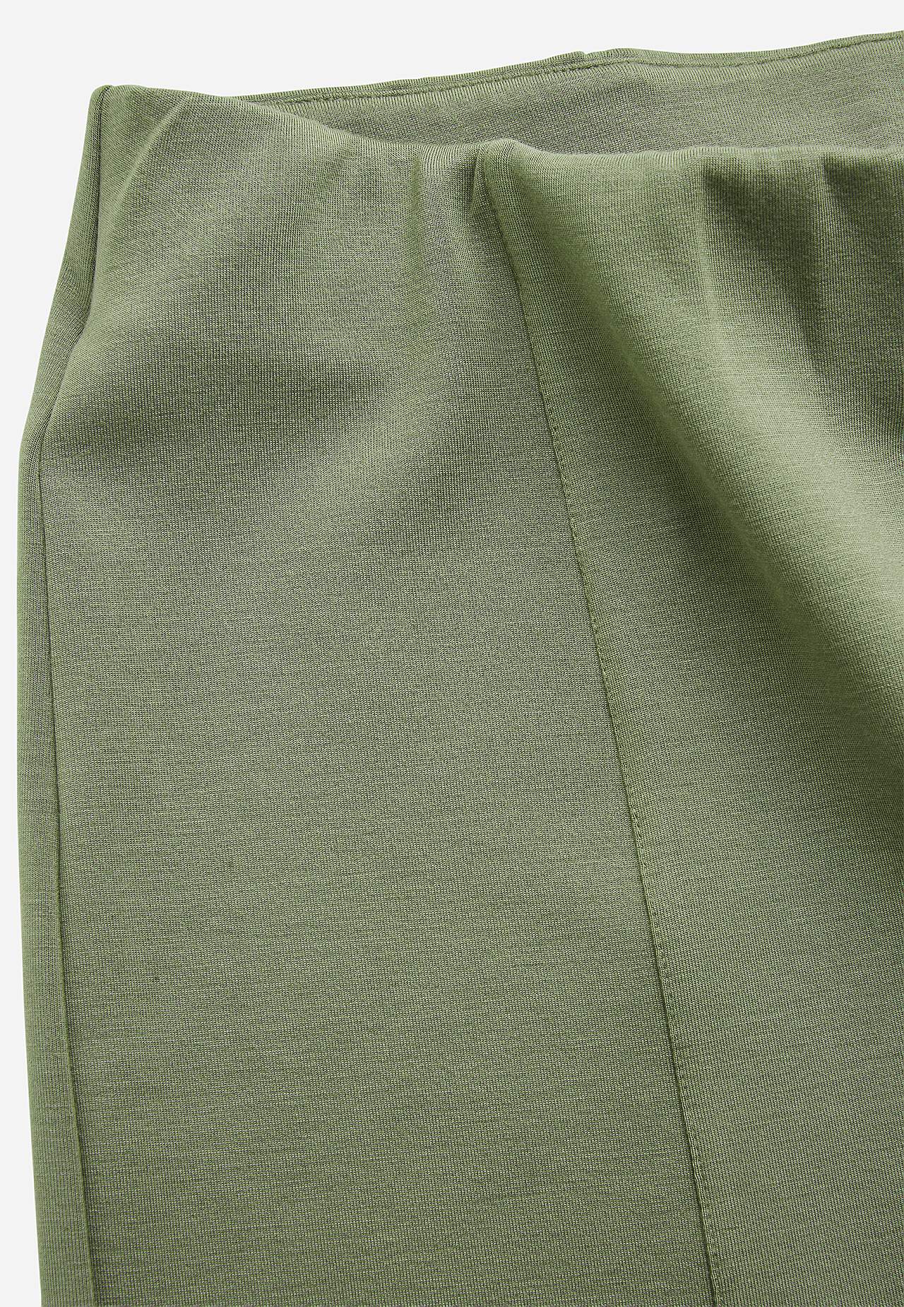 Jersey broek met wijde benen