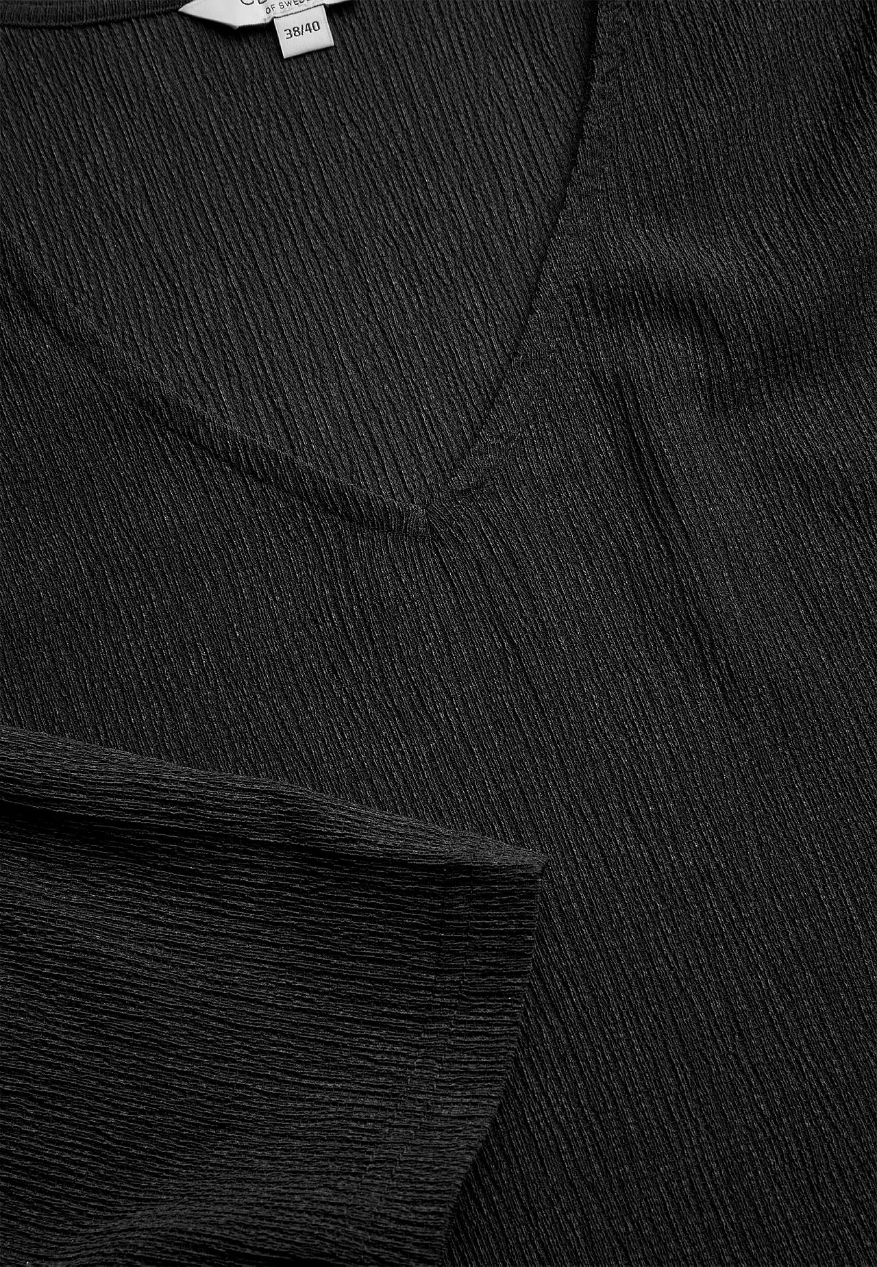 Jersey-topje met structuur