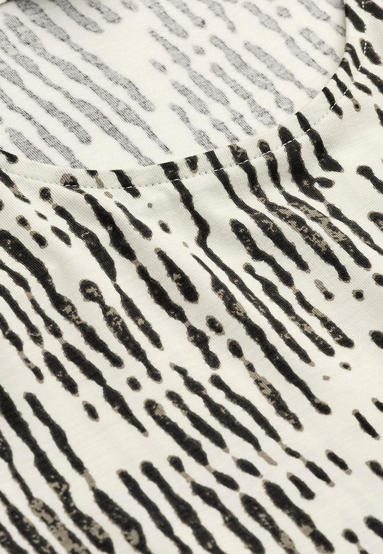 Jersey-topje met 3/4 mouw