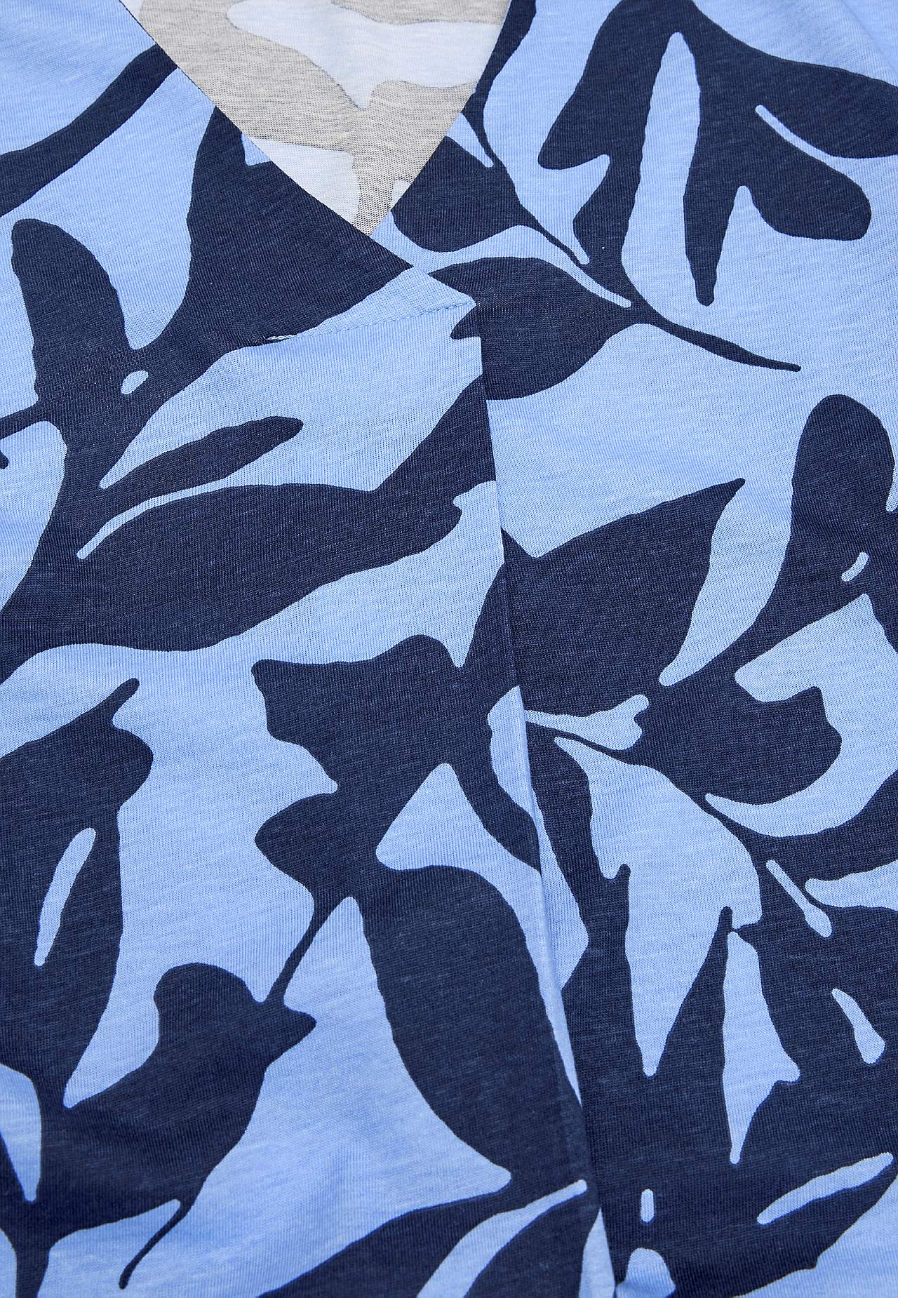 Jersey tuniek met kreuk detail