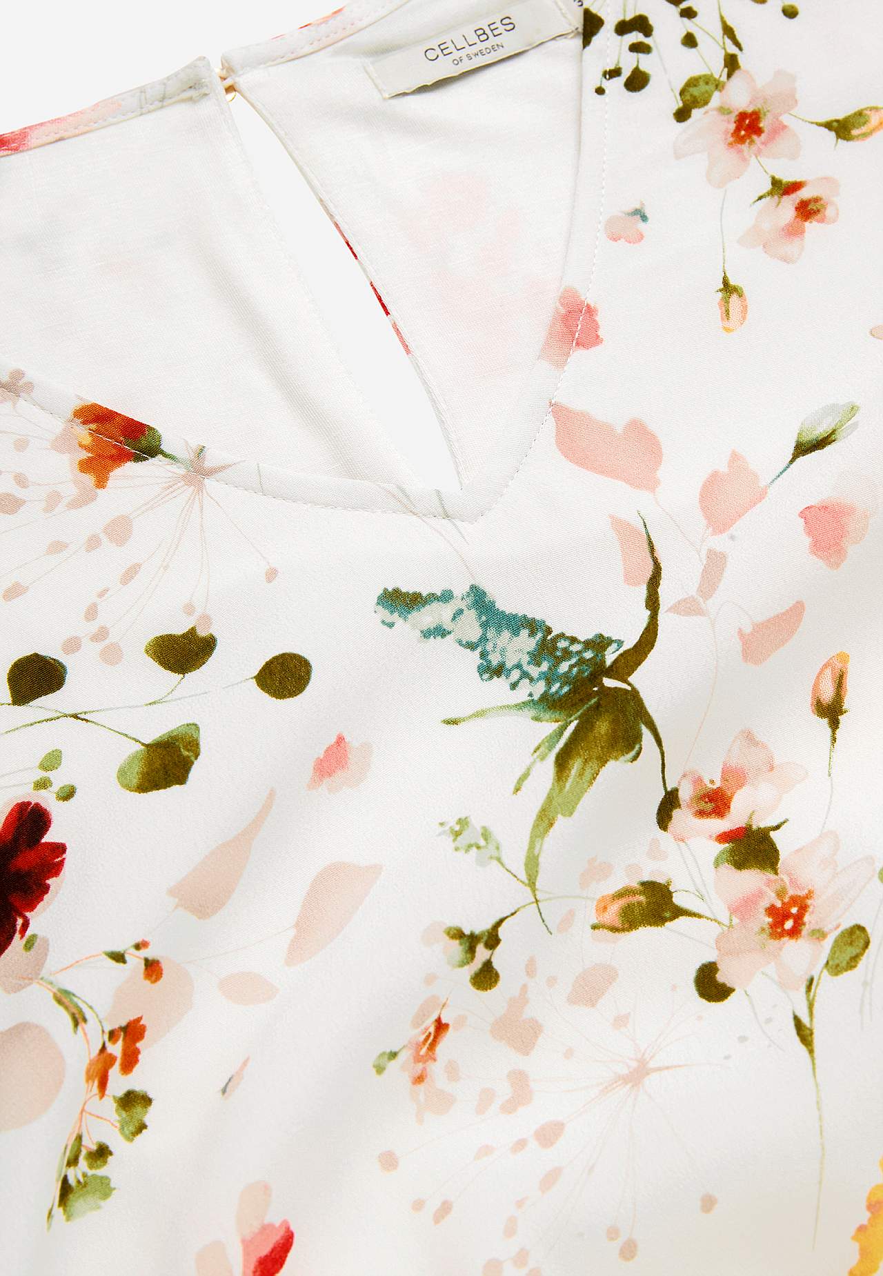 Zomerse feest jurk met volanten