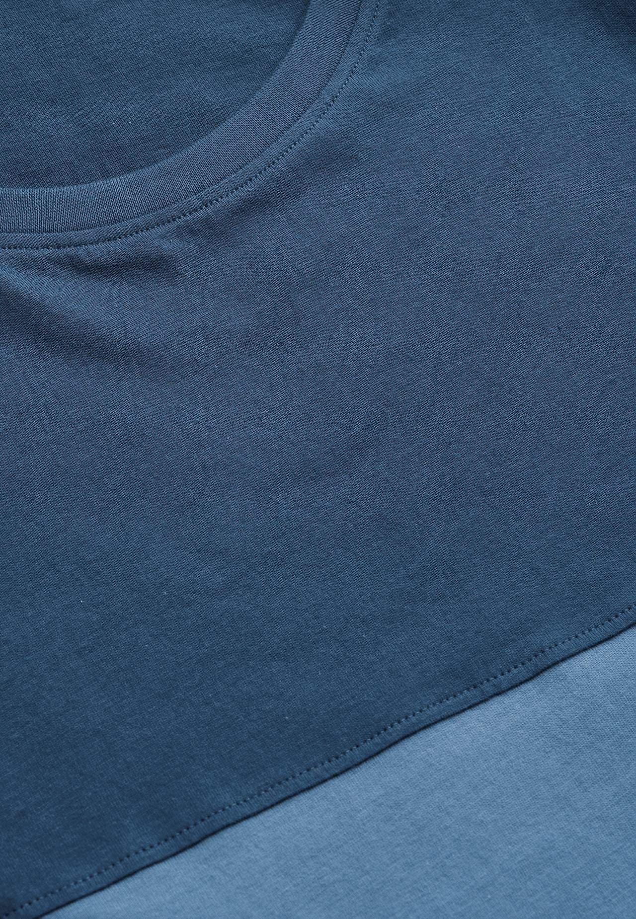 T-shirt met één brede streep