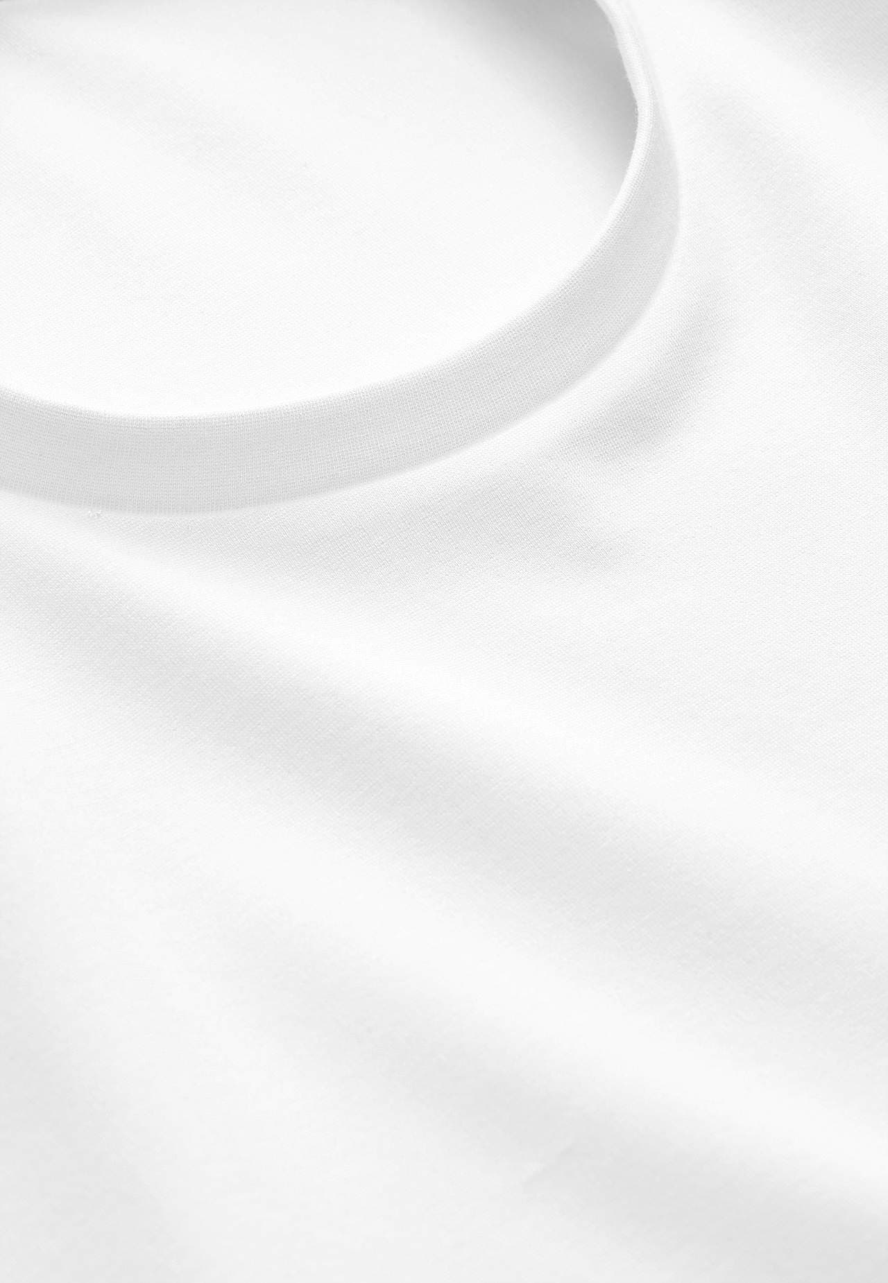 T-shirt van grof tricot