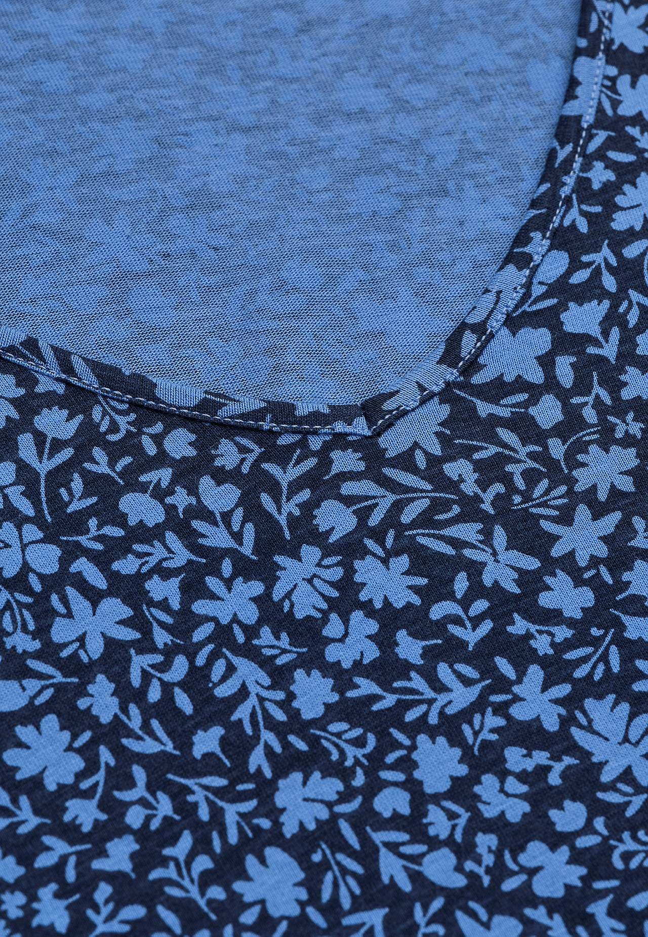 Kleine bloemen jersey tuniek