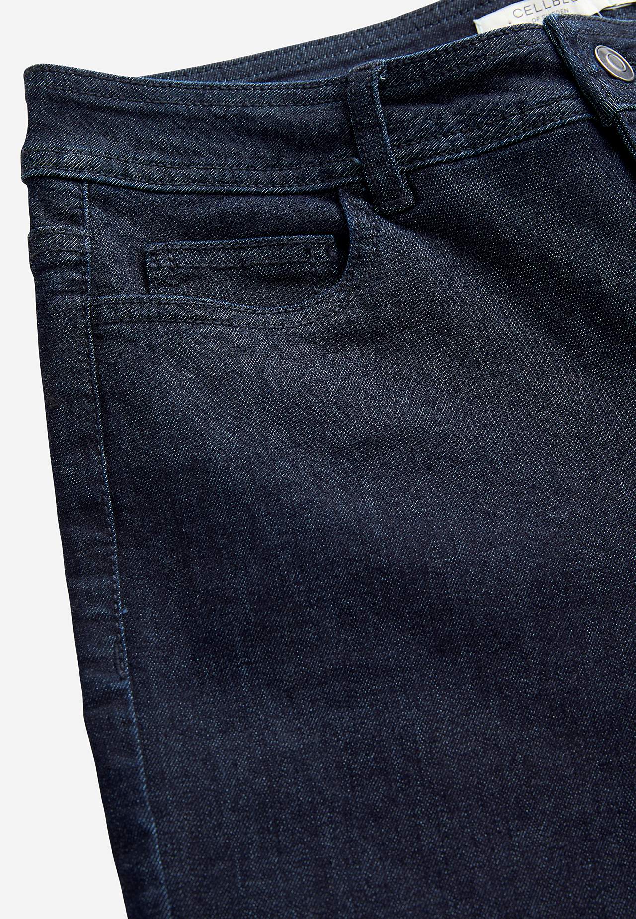 Wijde spijkerbroek van superstretch denim