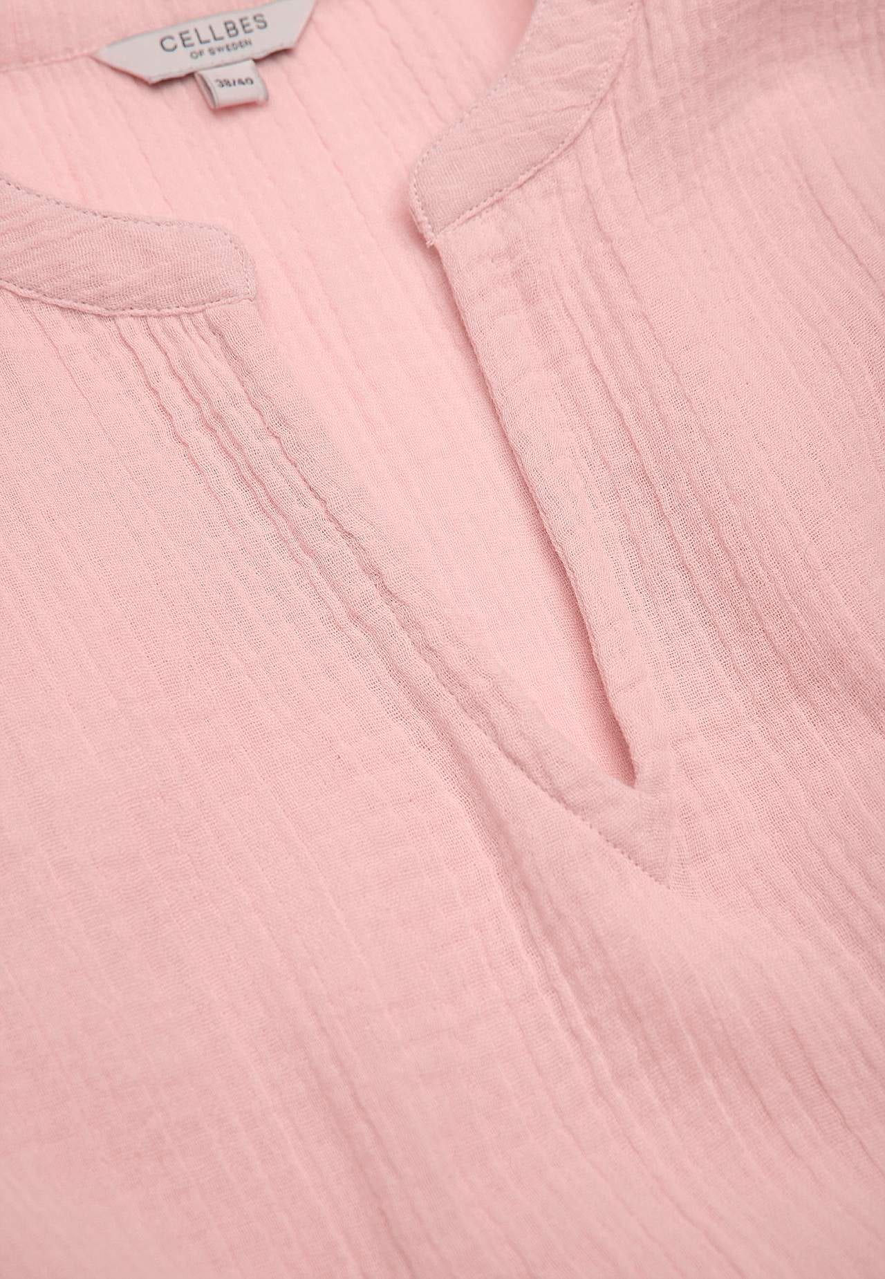 Jurk van gekreukt katoen