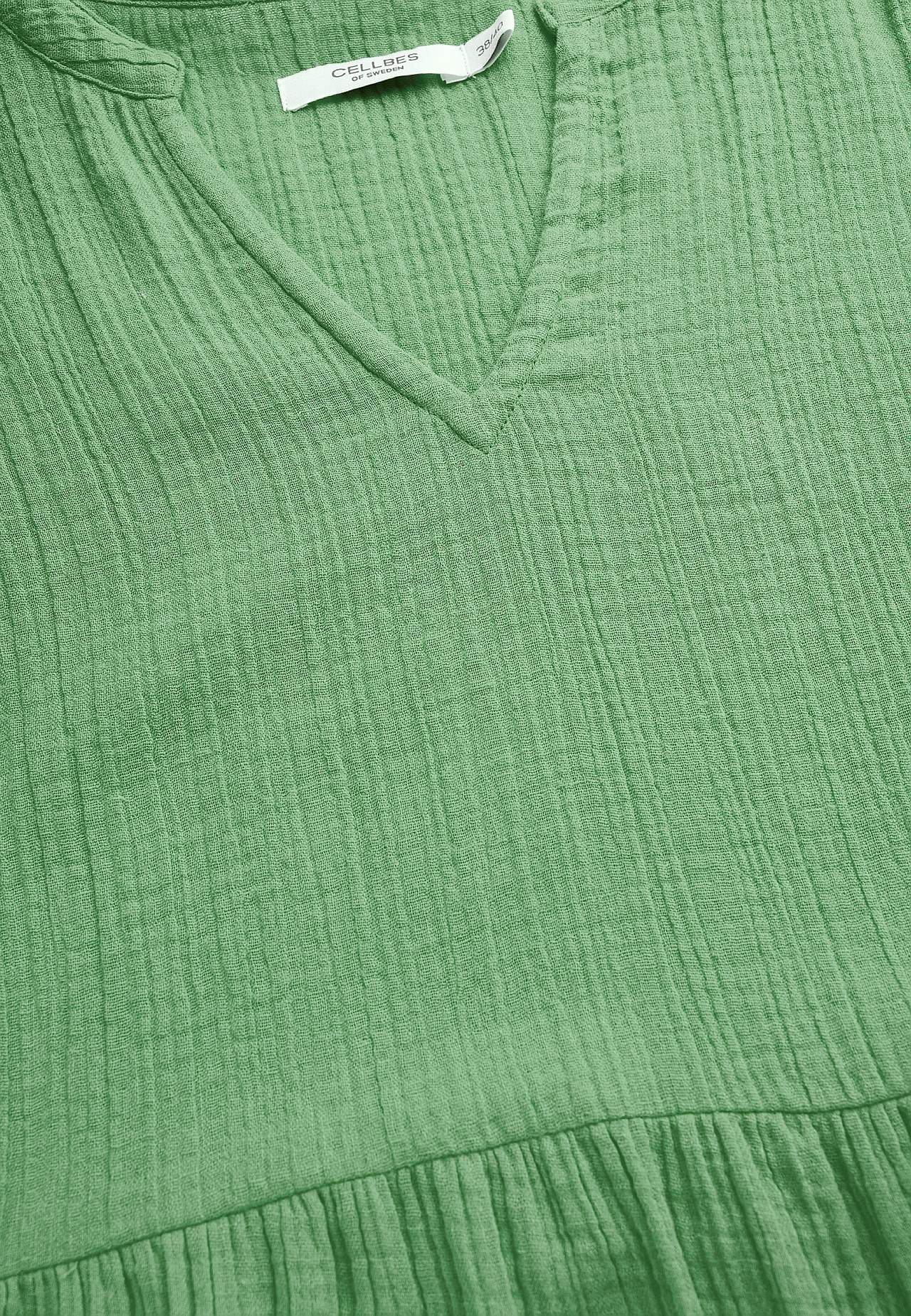 Jurk van gekreukt katoen