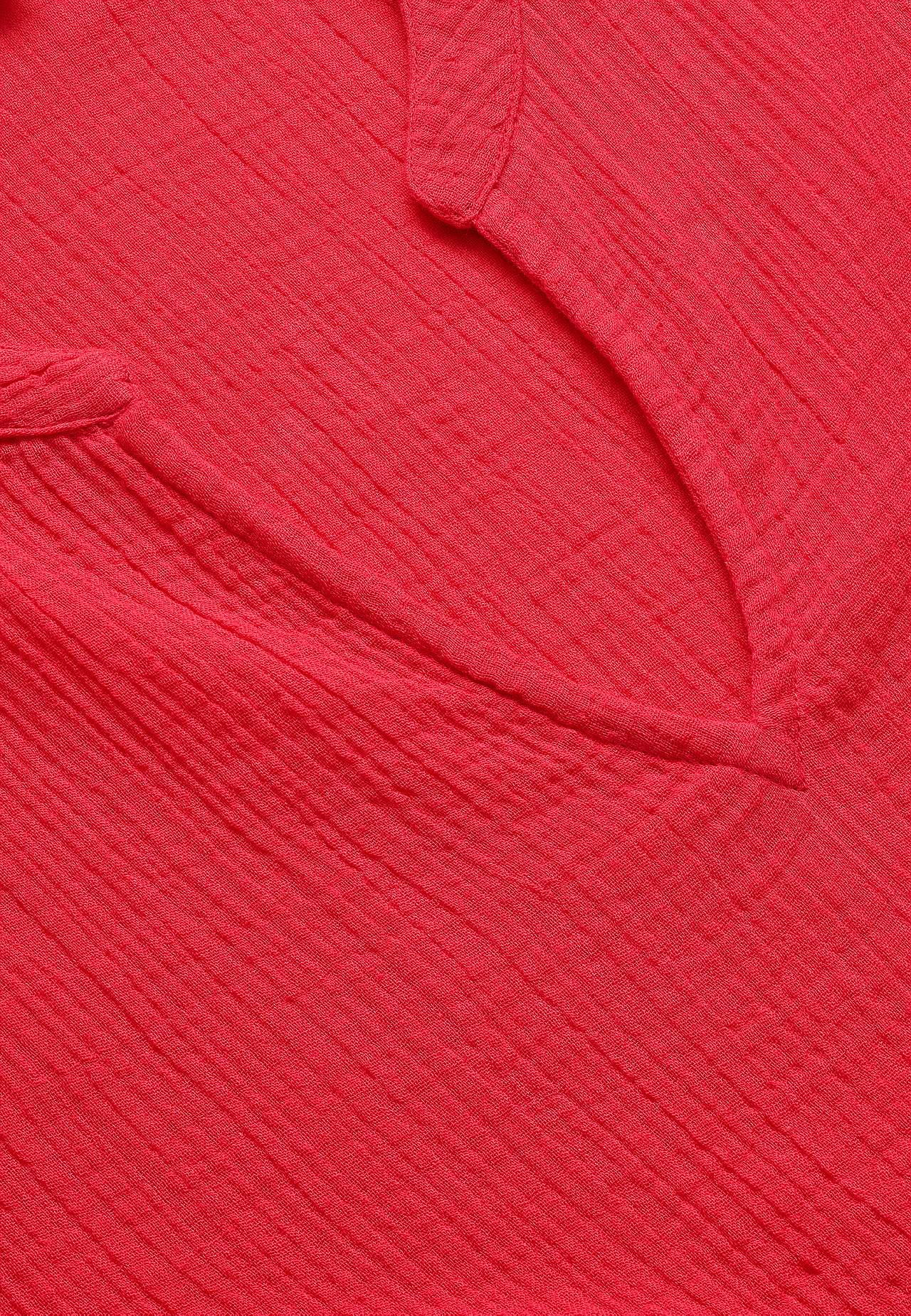 Jurk van gekreukt katoen