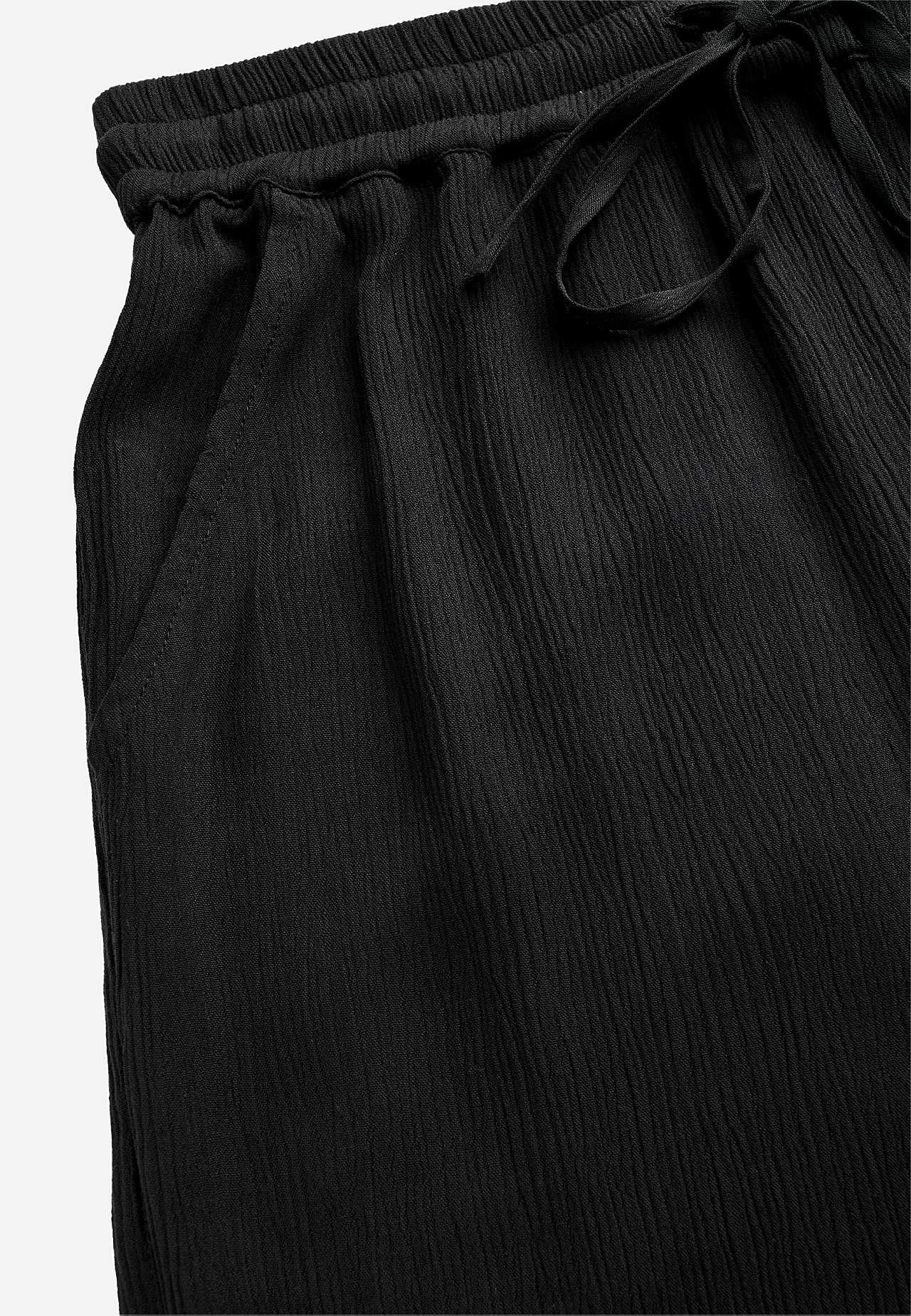 Short van viscose-crêpe