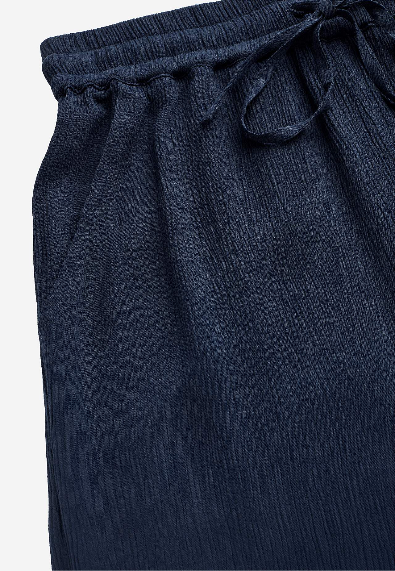 Short van viscose-crêpe