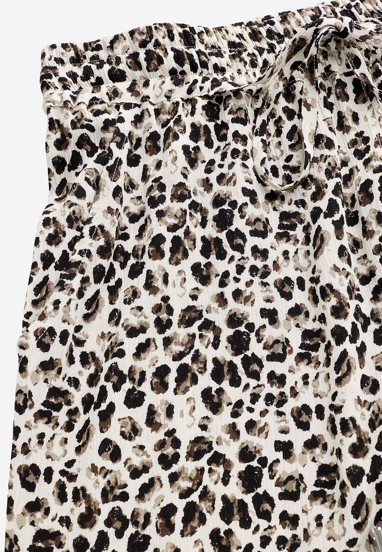 Broek van viscose-crêpe