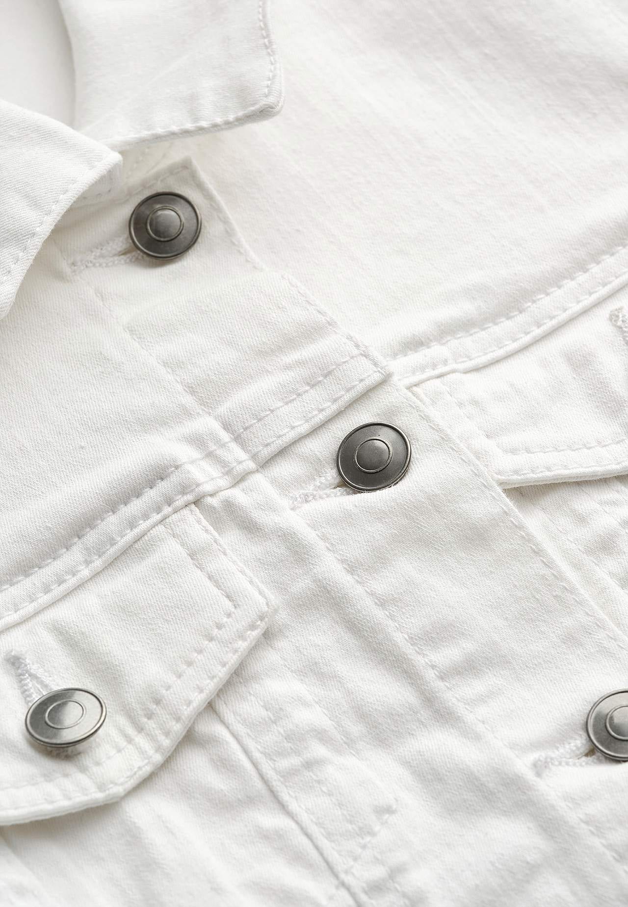 Elastische denim jas