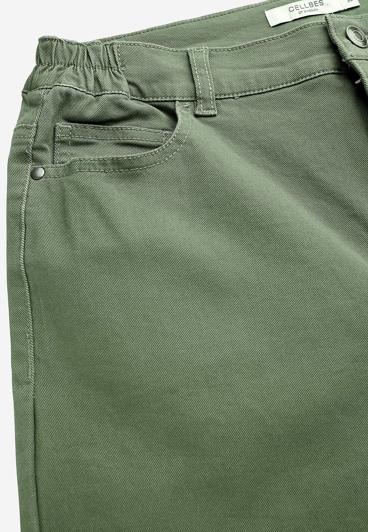 Spijkerbroek met elastische taille