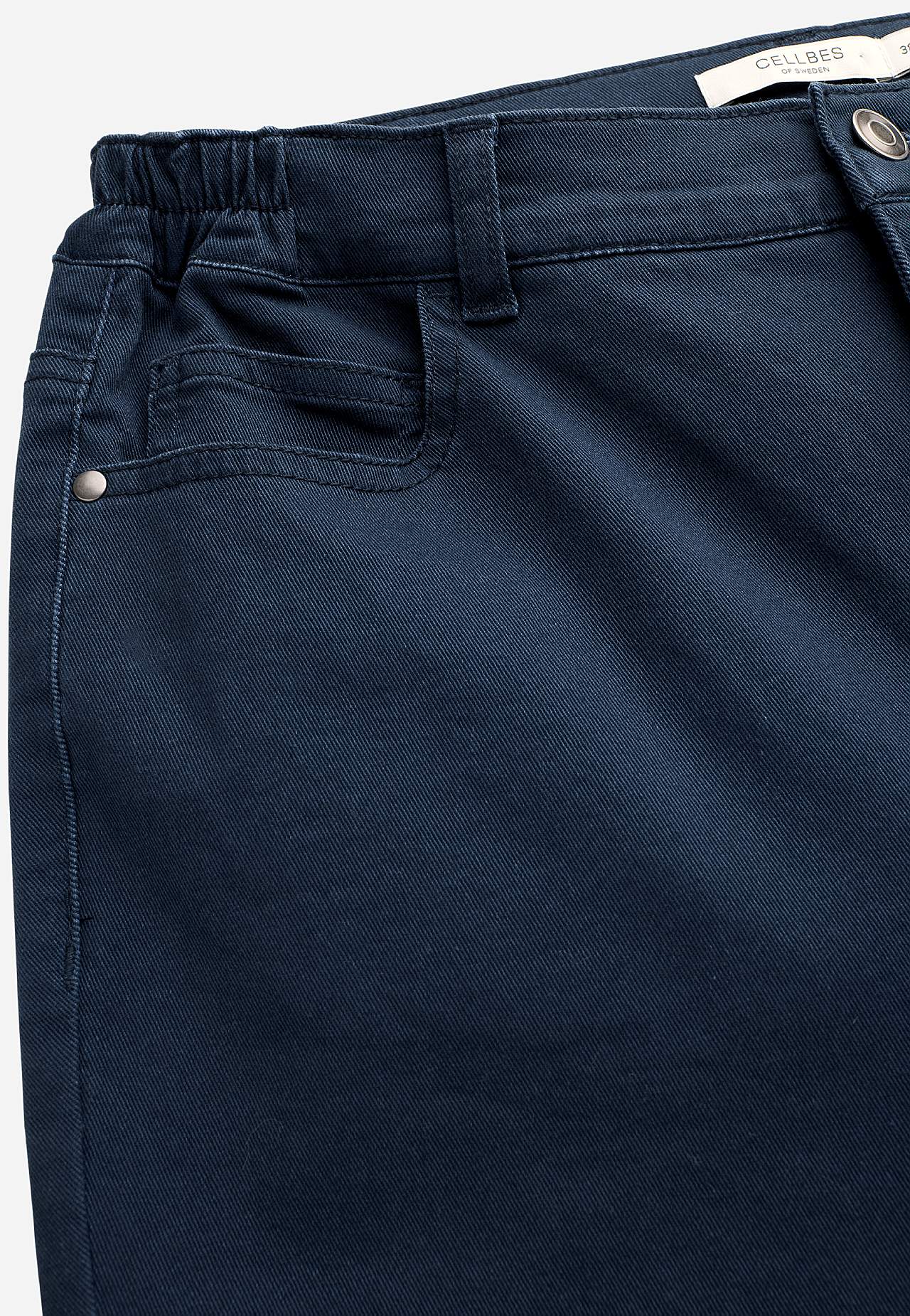 Spijkerbroek met elastische taille