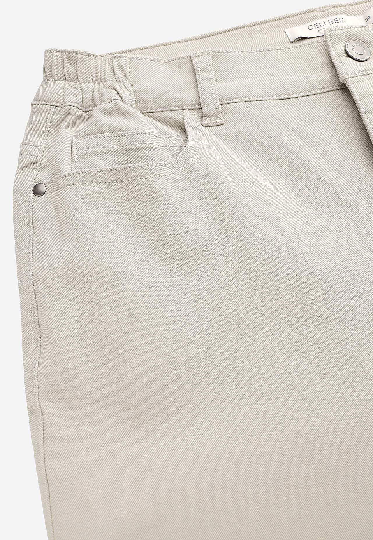 Spijkerbroek met elastische taille