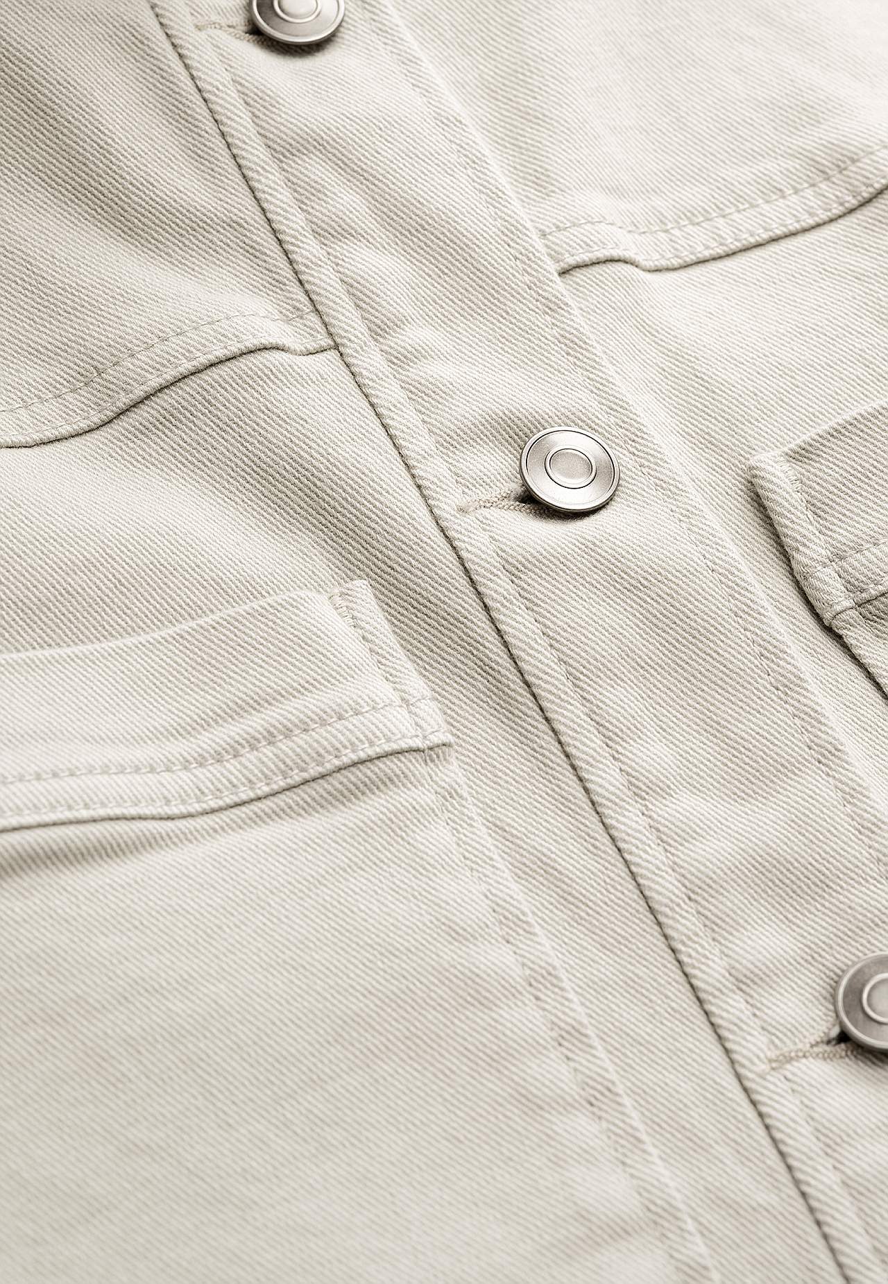 Elastische denim jas
