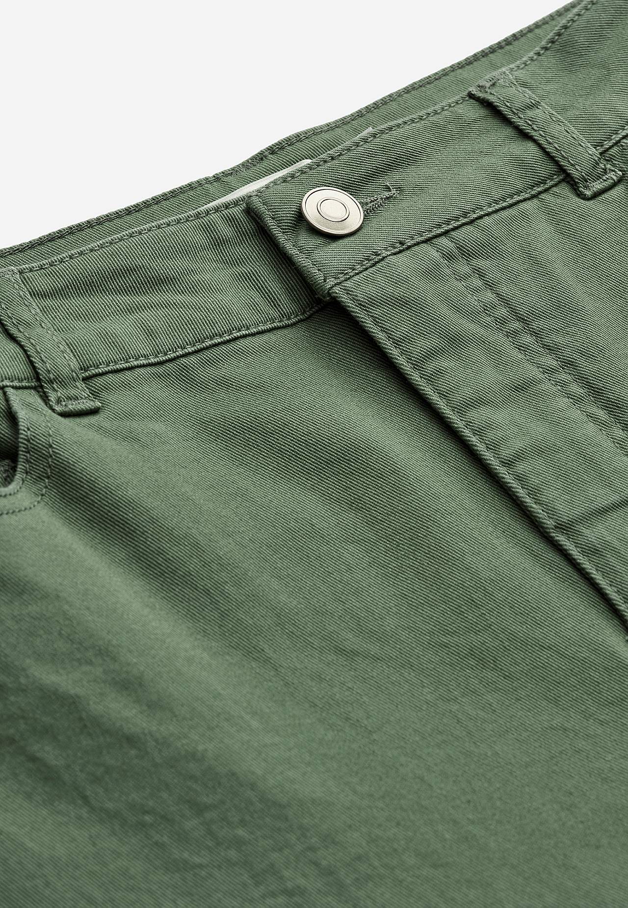 Cropped jeans met vijf zakken ontwerp