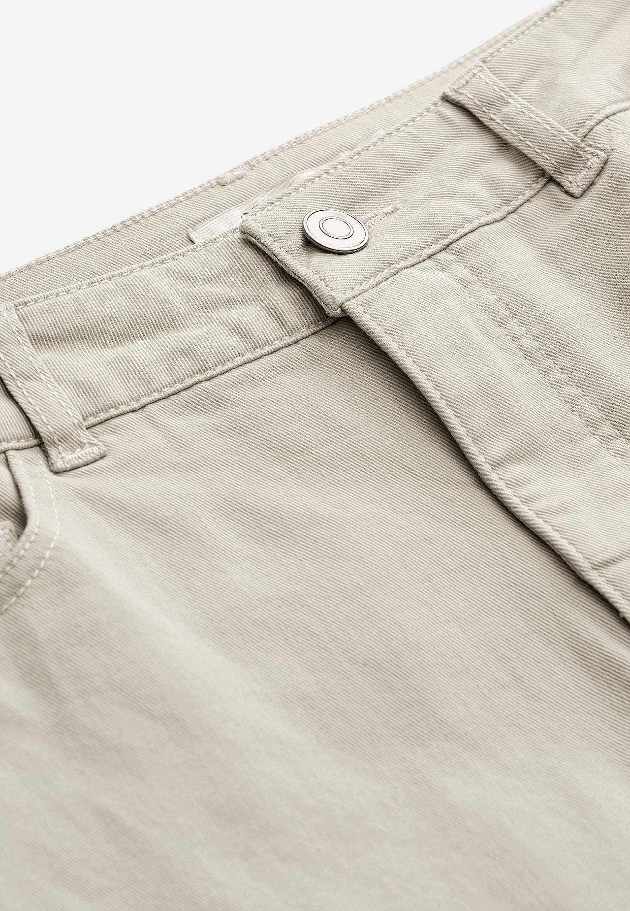 Cropped jeans met vijf zakken ontwerp