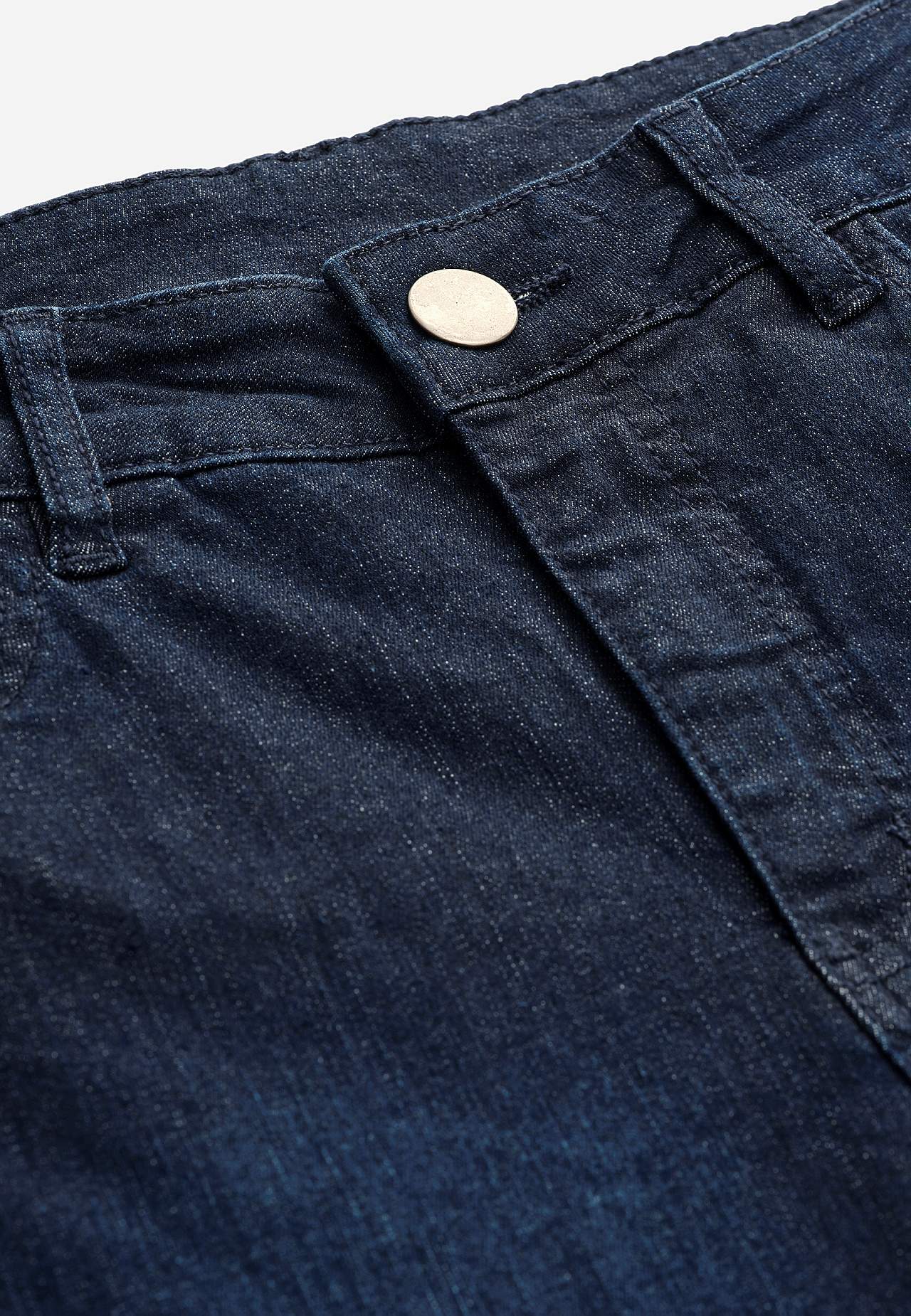 Cropped jeans met vijf zakken ontwerp