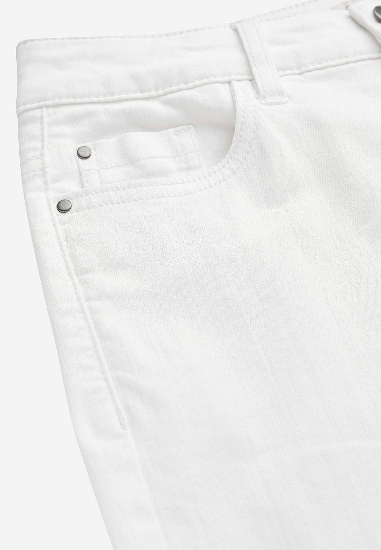 Cropped jeans met vijf zakken ontwerp