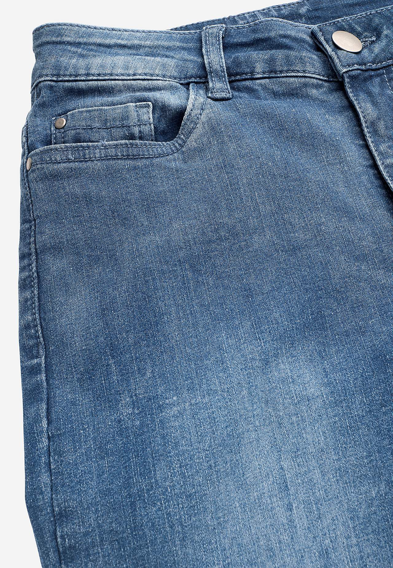Cropped jeans met vijf zakken ontwerp