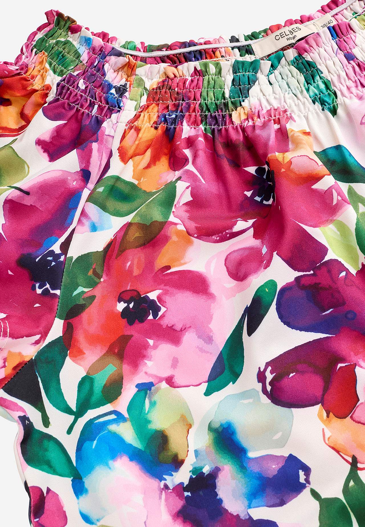 Jerseyjurk met een bloemenpatroon