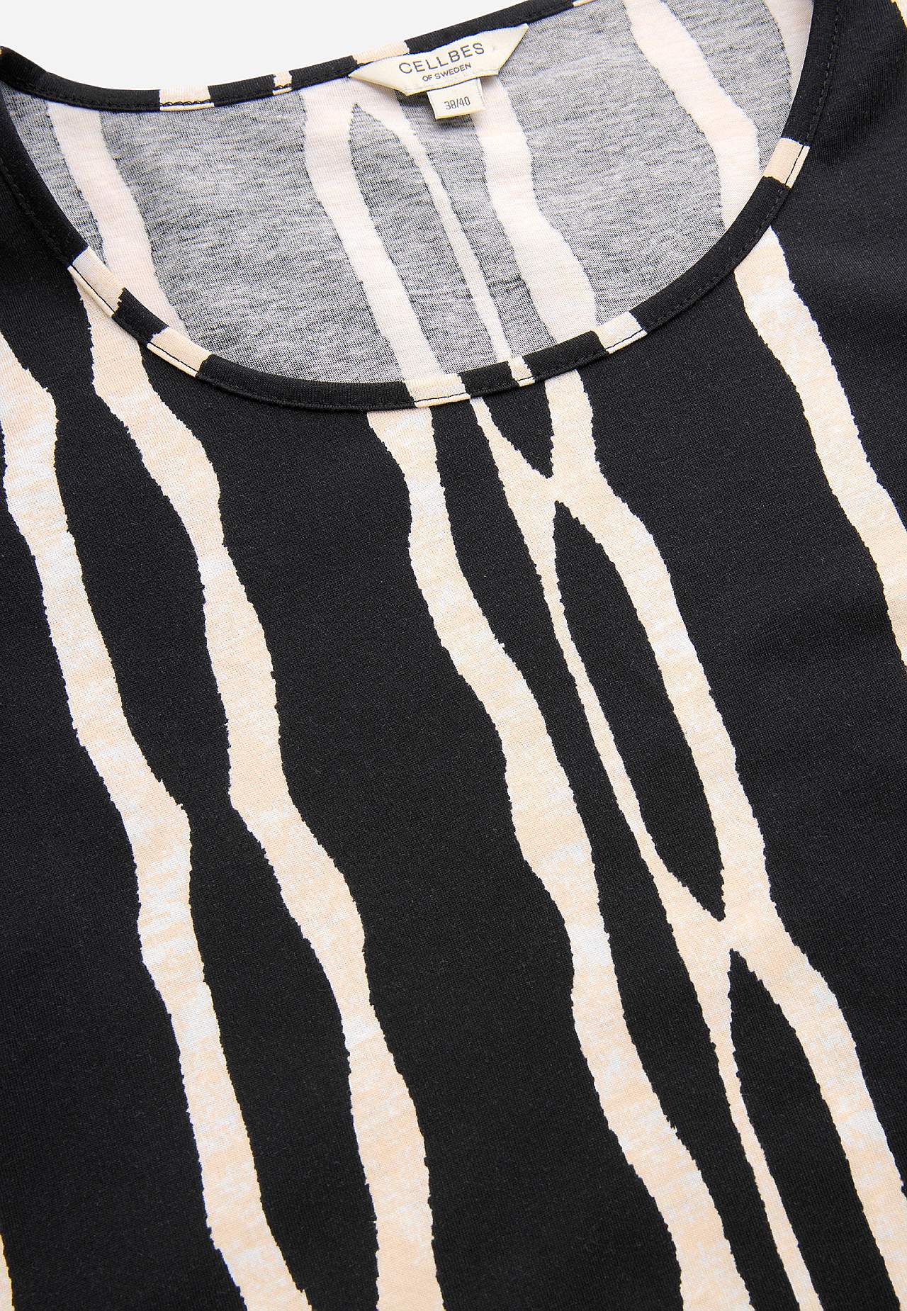 Jerseyjurk met patroon met zakken