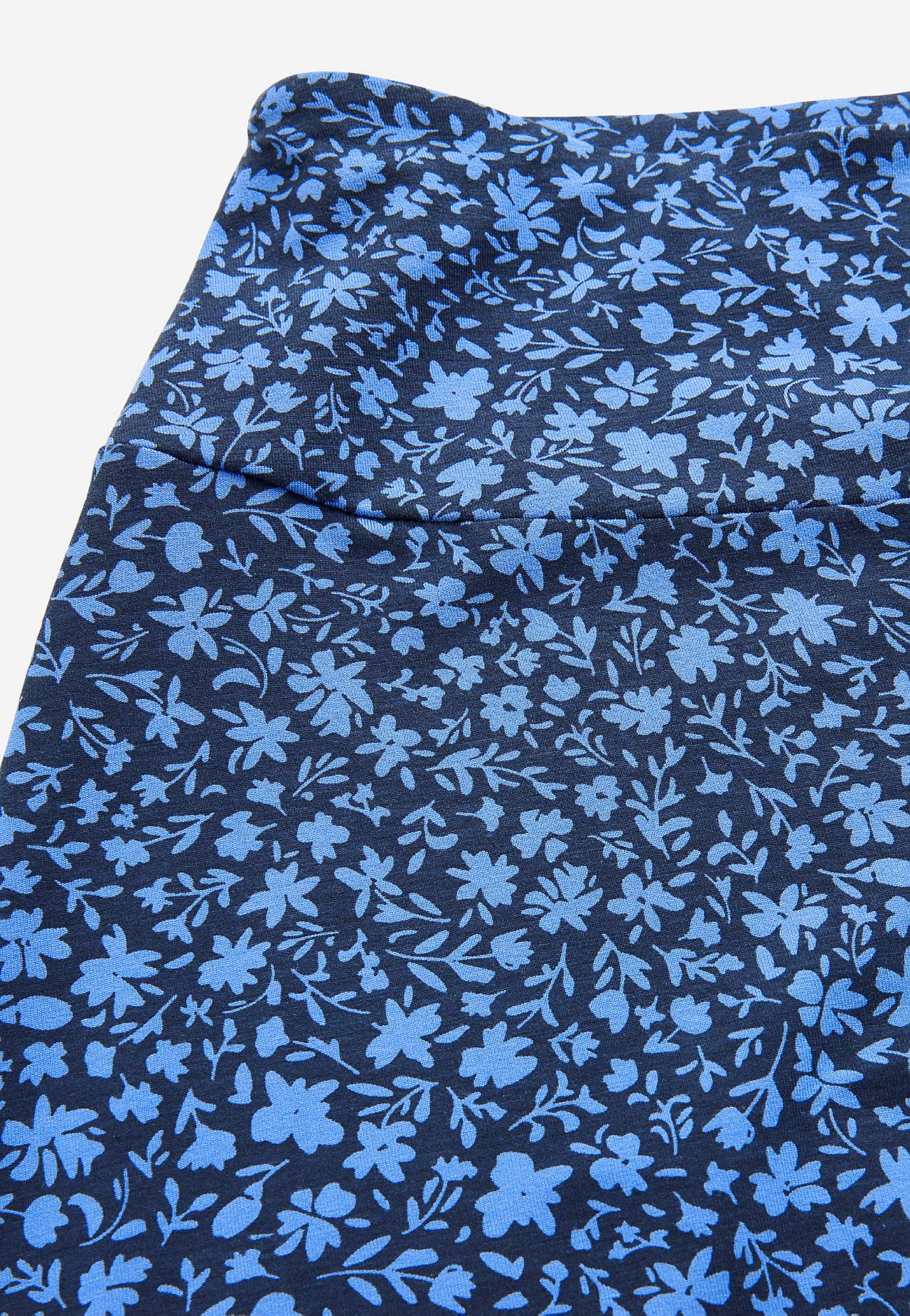 Lange en flared jersey rok
