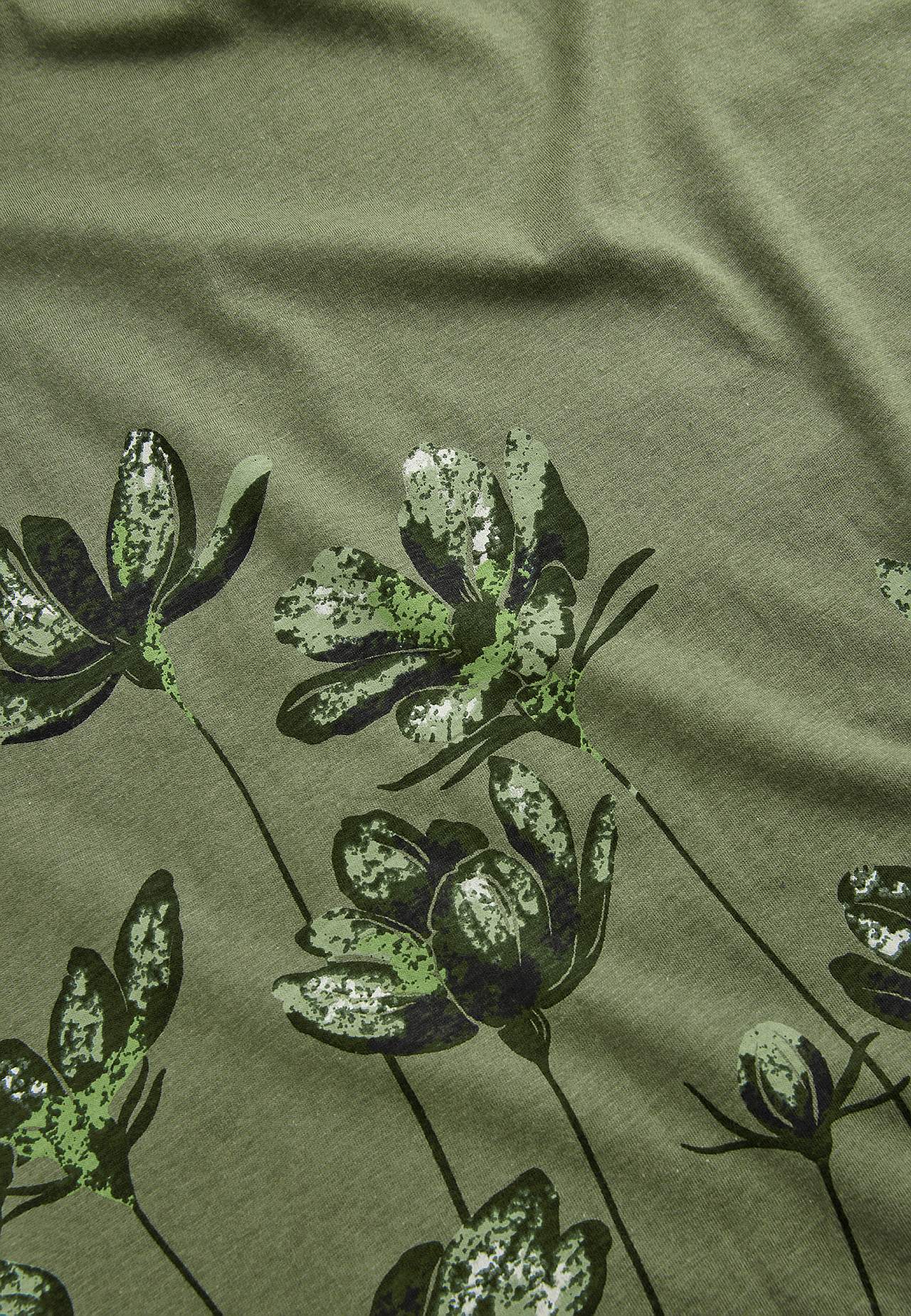 Jerseyjurk met kantpatroon