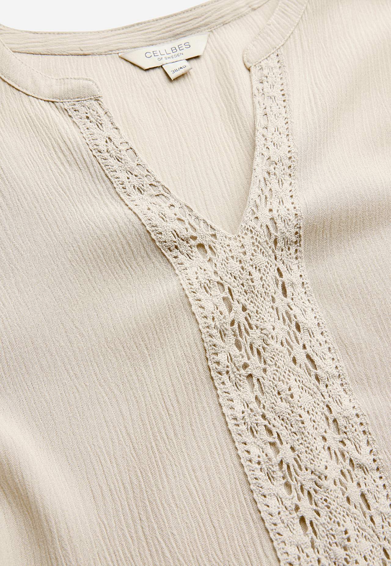Van crèpe tuniek