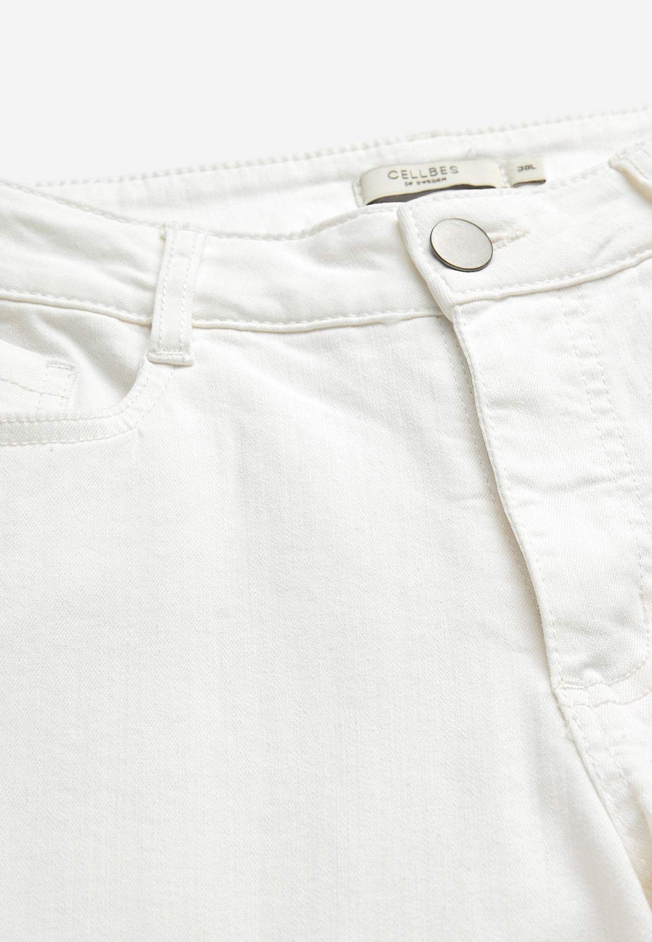 Wijde en lange spijkerbroek met hoog taille Renata