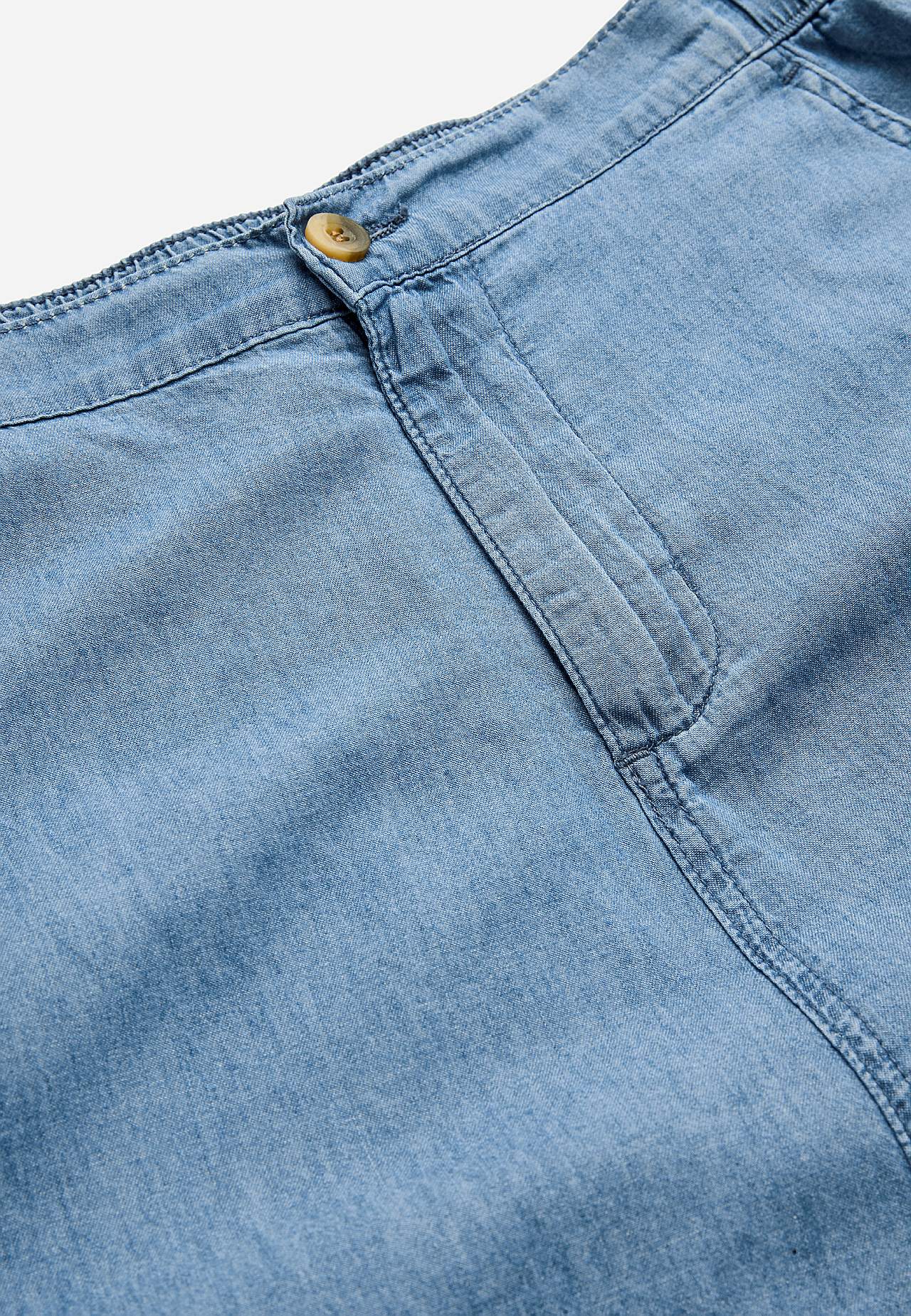 Denim rok met zakken