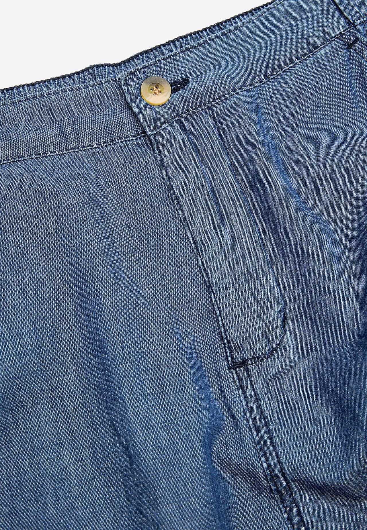 Denim rok met zakken