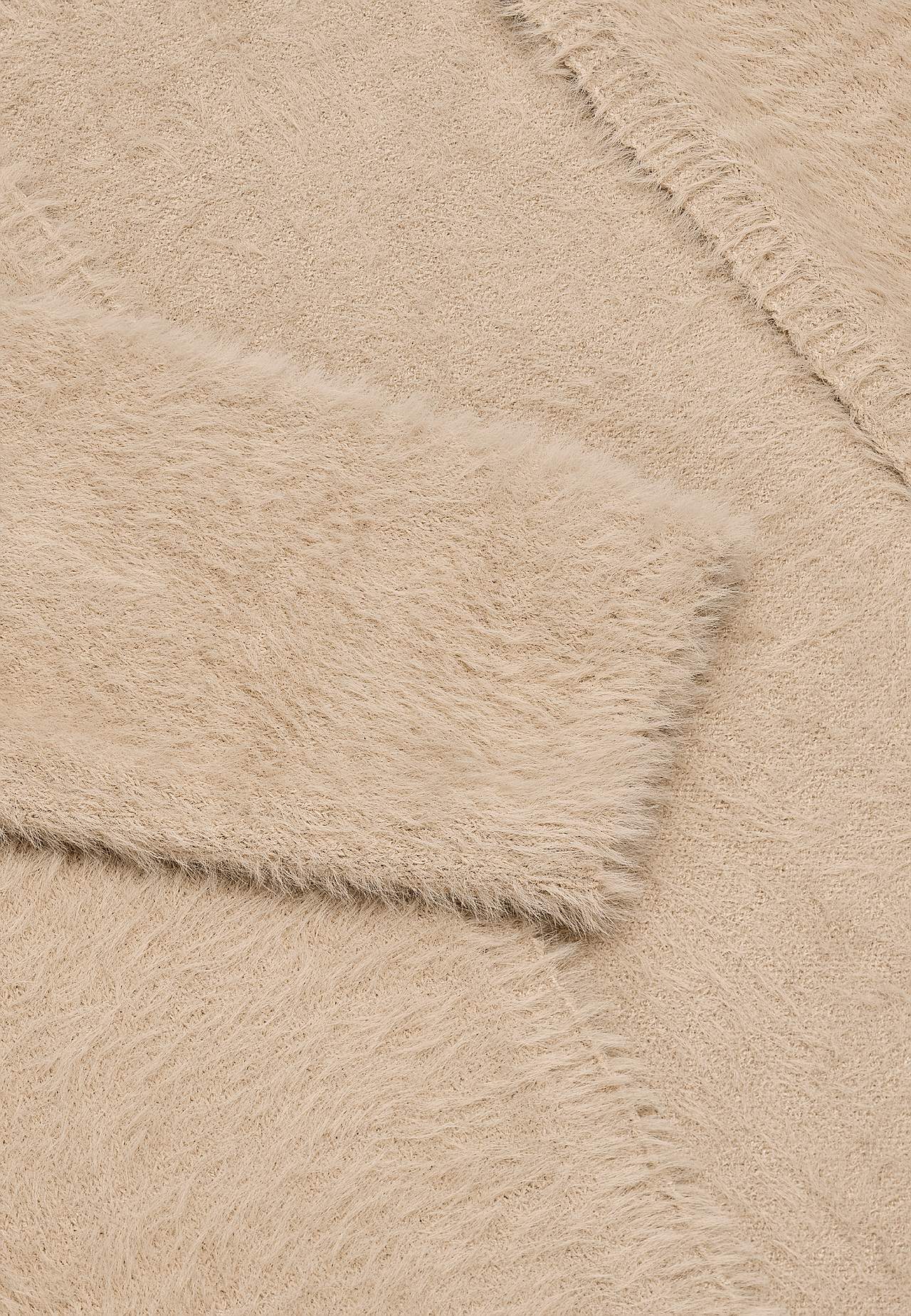 Gebreide en open cardigan
